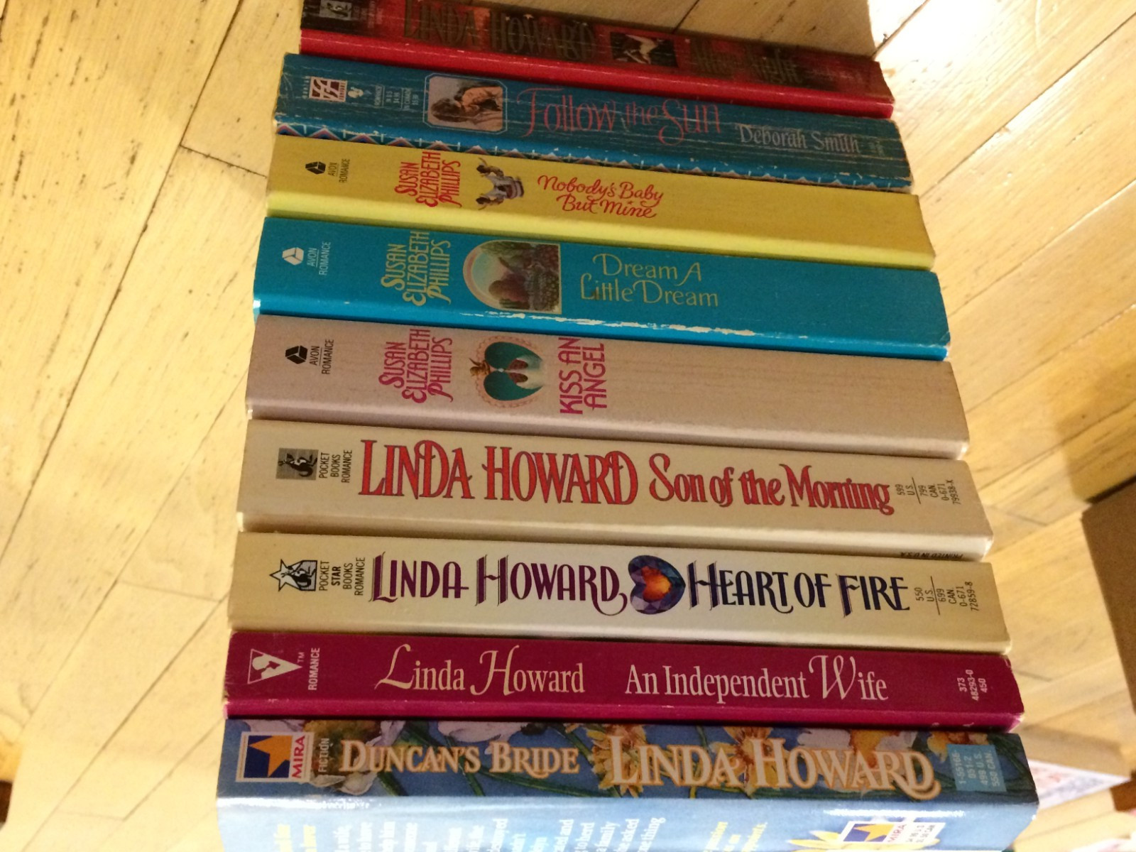 Qty 9 – Random Romantic Novels – Misc Authors – Paperback lot 3