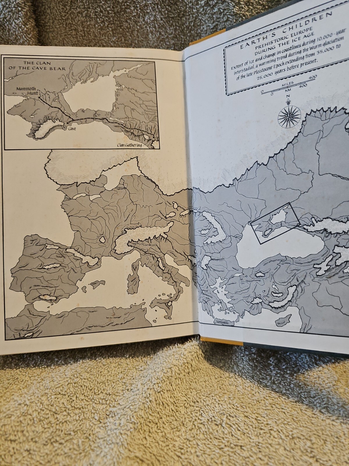 Clan Of The Cave Bear Jean M. Auel, First Edition, First Print HC, Vintage 1980