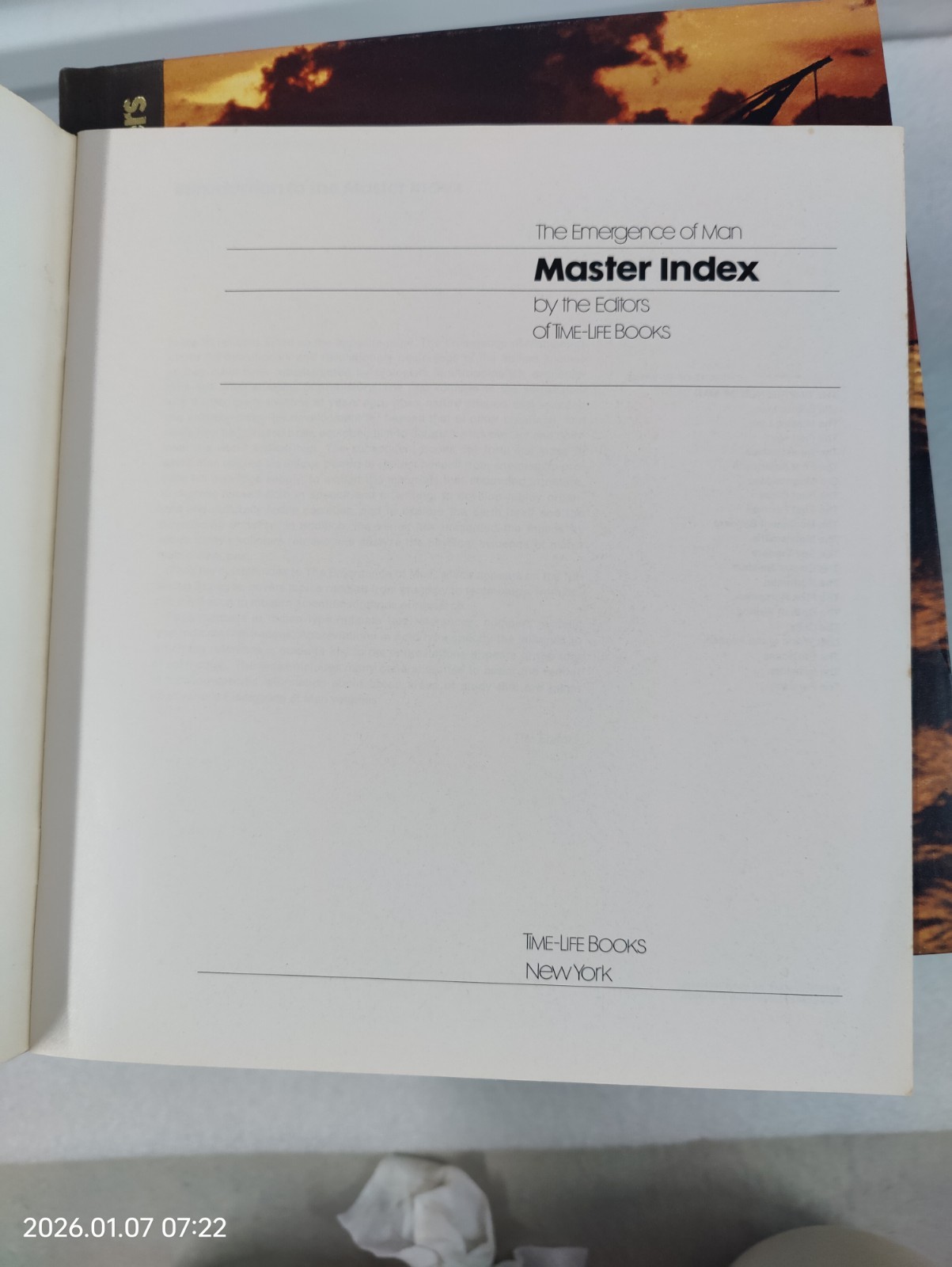 (Complete) 1972 Time-Life Books The Emergence Of Man 20 Volumes Master Index Map