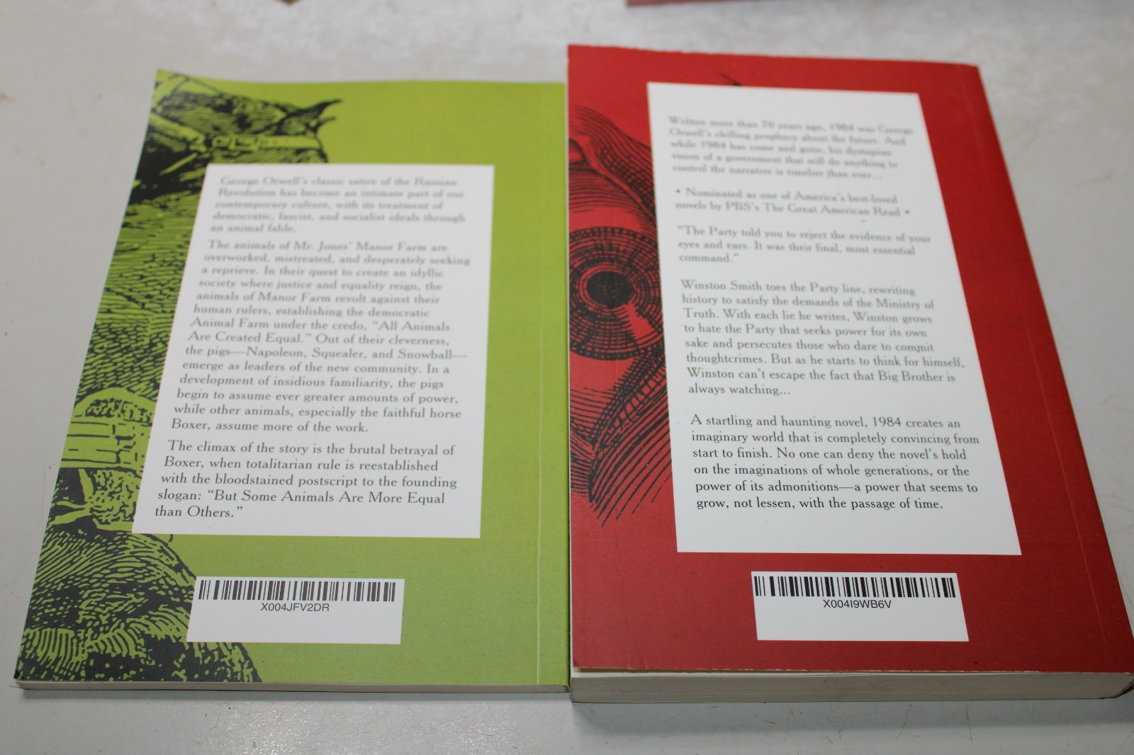 1984 & Animal Farm Set by George Orwell – BRAND NEW .