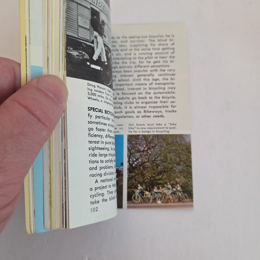 Bicycling: A Golden Guide Book PB ~1972 Small Golden Press 🚲 1st Print