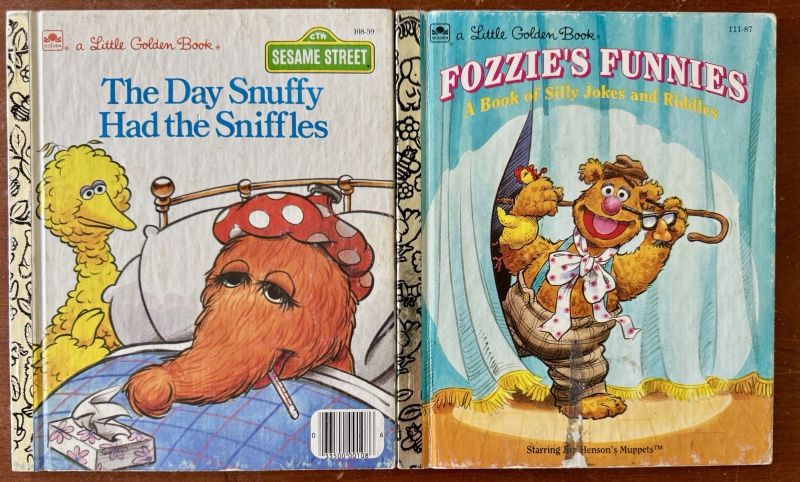 A Little Golden Book Vintage CTW Sesame Street 8 Book Lot – Grover, Big Bird