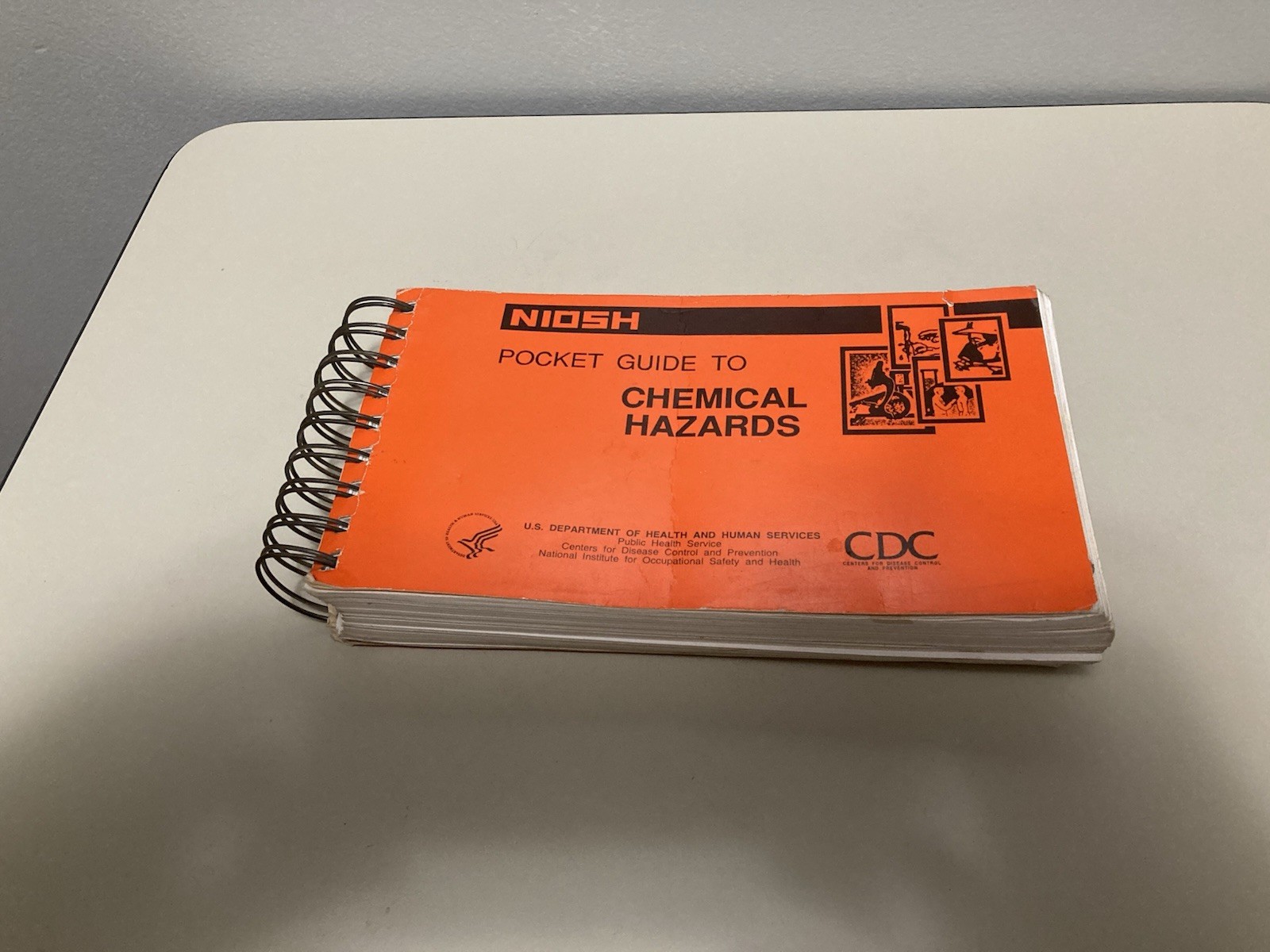 NIOSH Pocket Guide to Chemical Hazards CDC Spiral Bound Book Occupational Safety