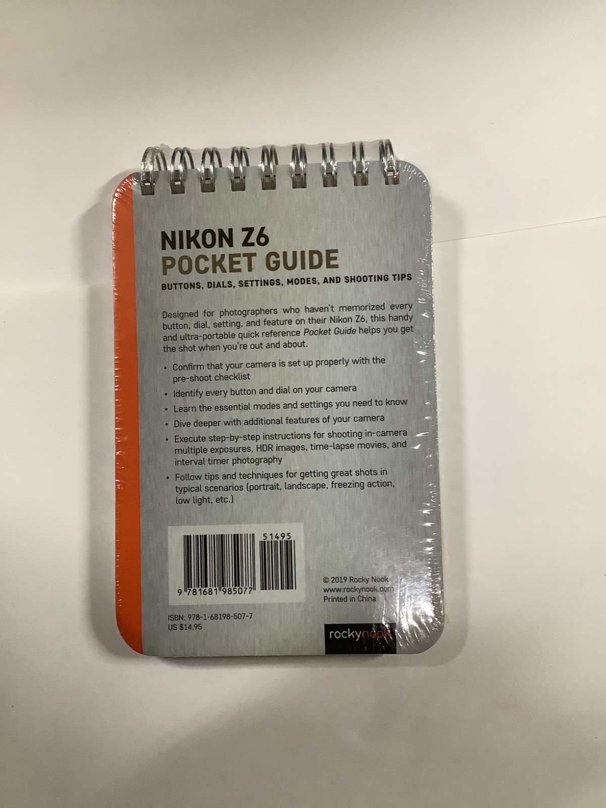 Rocky Nook Nikon Z6: Pocket Guide (Spiral Bound)