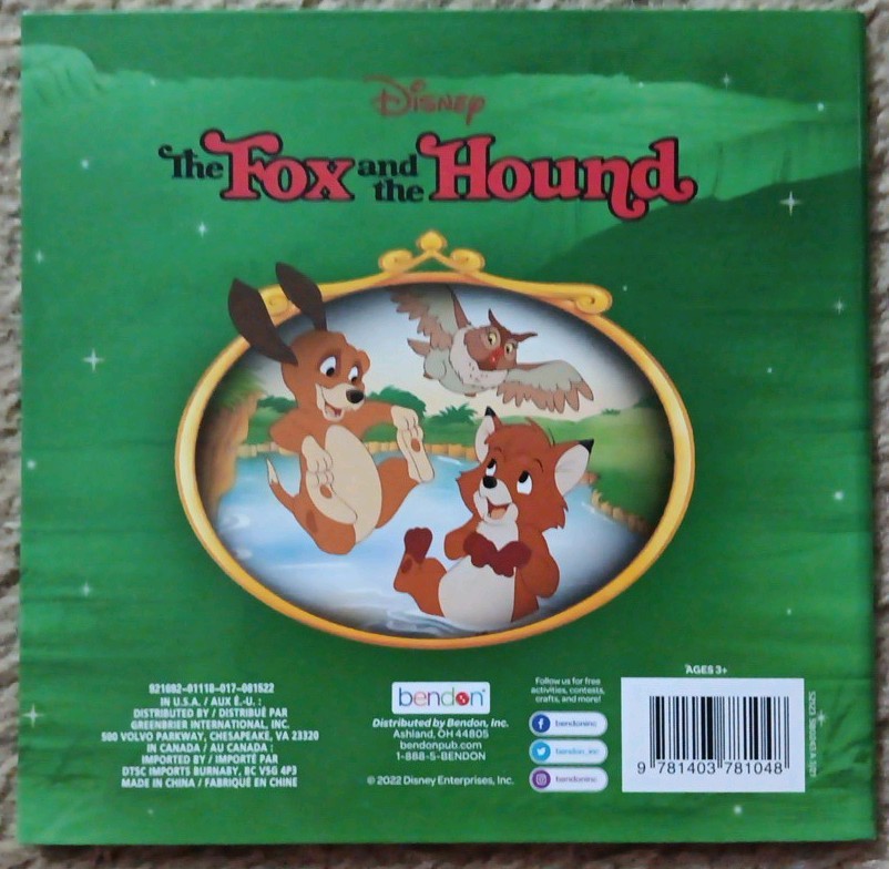 Disney The Fox and the Hound – Bendon Publishing – Good