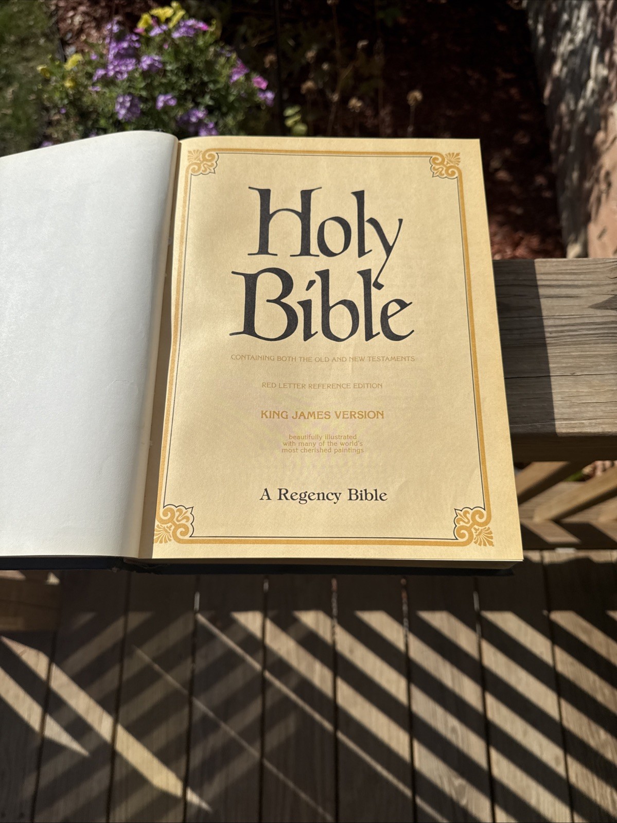 Vintage 1978 Nelson/Regency Family Bible Red Letter KJV Large 8” X 11” Holy Bib