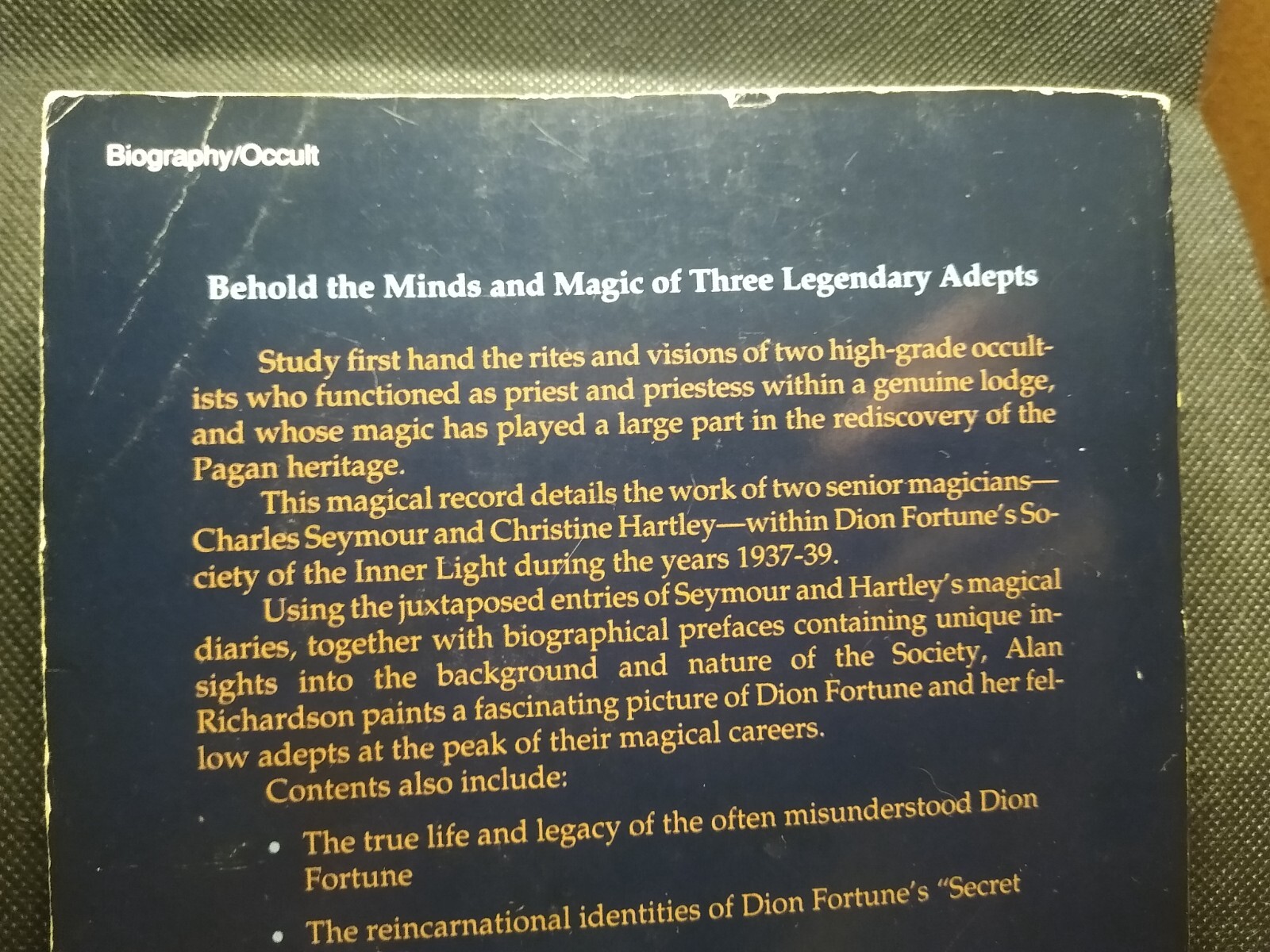 20th Century Magic And The Old Religion Dion Fortune Alan Richardson etc.