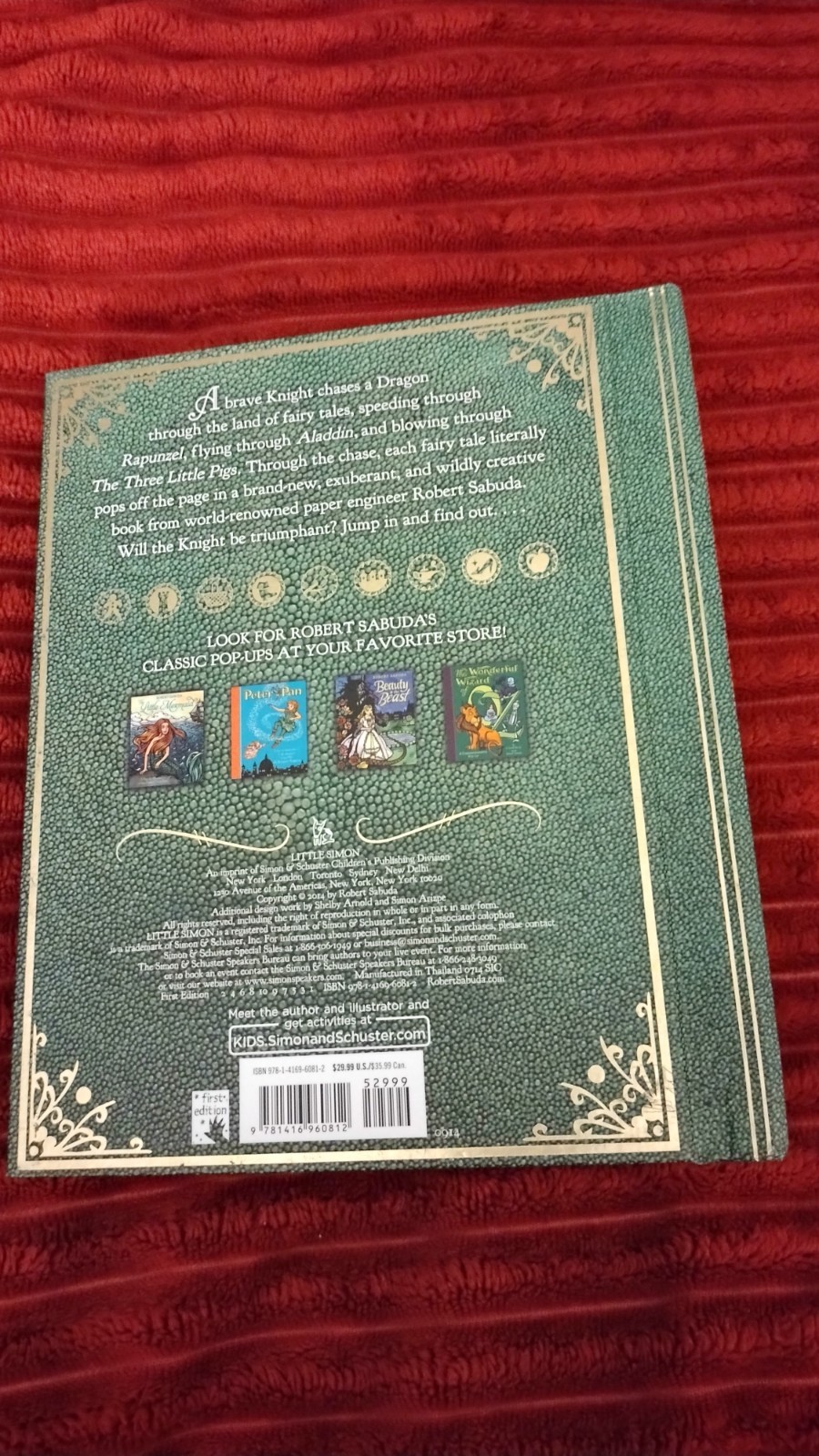 Dragon and the Knight by Robert Sabuda [Hardcover]