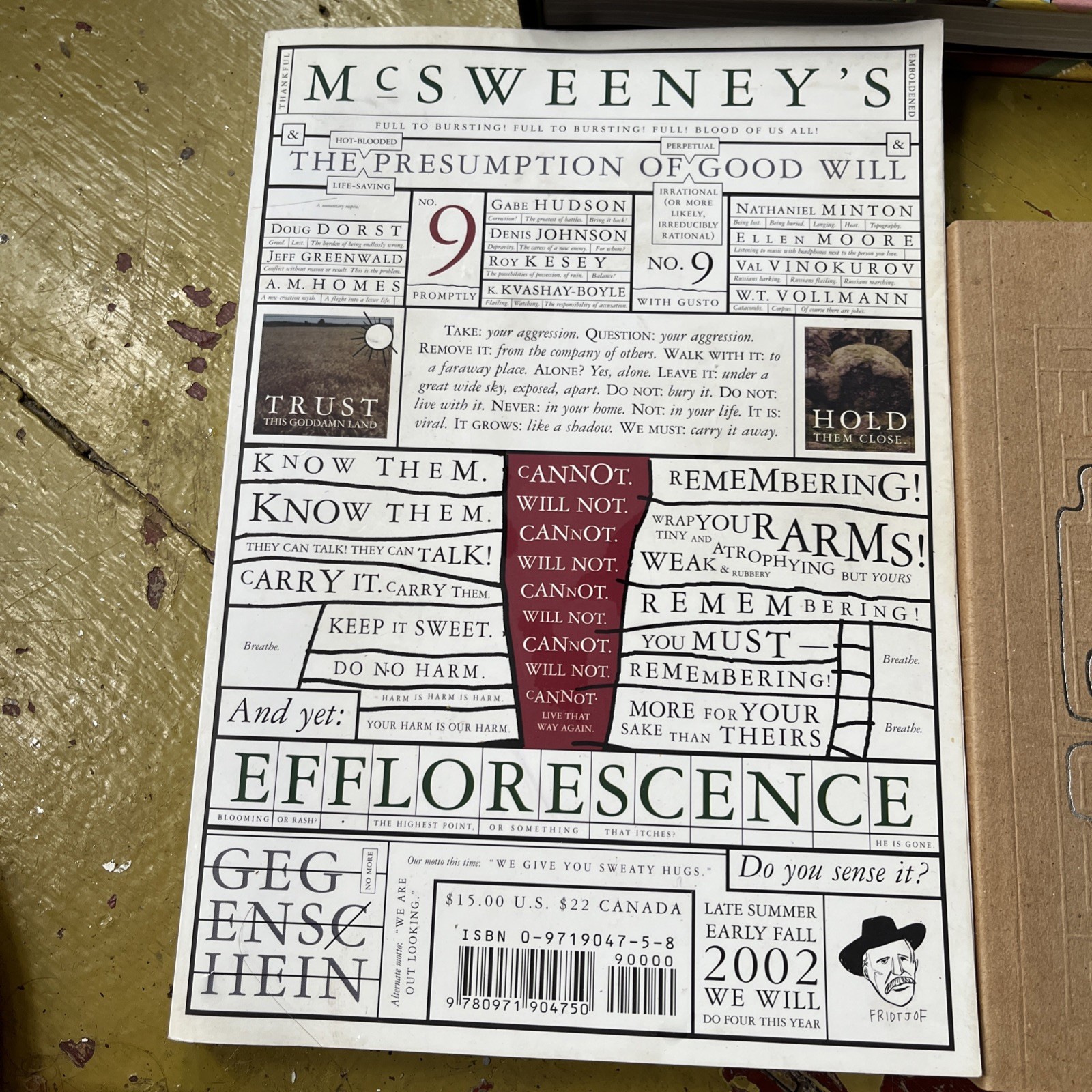 McSweeney’s Quarterly Lot of 7 Issues: HC 5, 15, 20 SC 9, 14, 18 48 Excellent