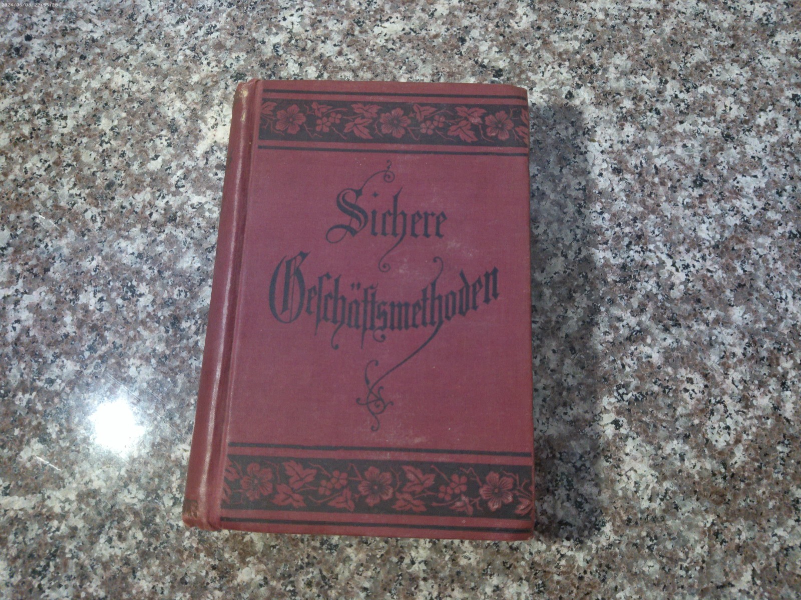 Antique Business Guide Or Safe Business Methods 1900 Book German Version