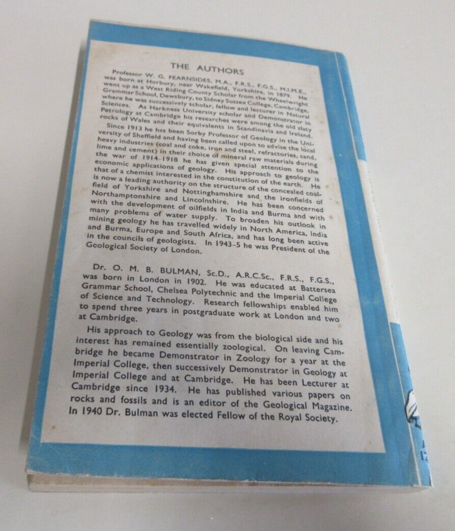 Geology in the Service of Man – Fearnsides & Bulman – Pelican – 164 Pages – 1945