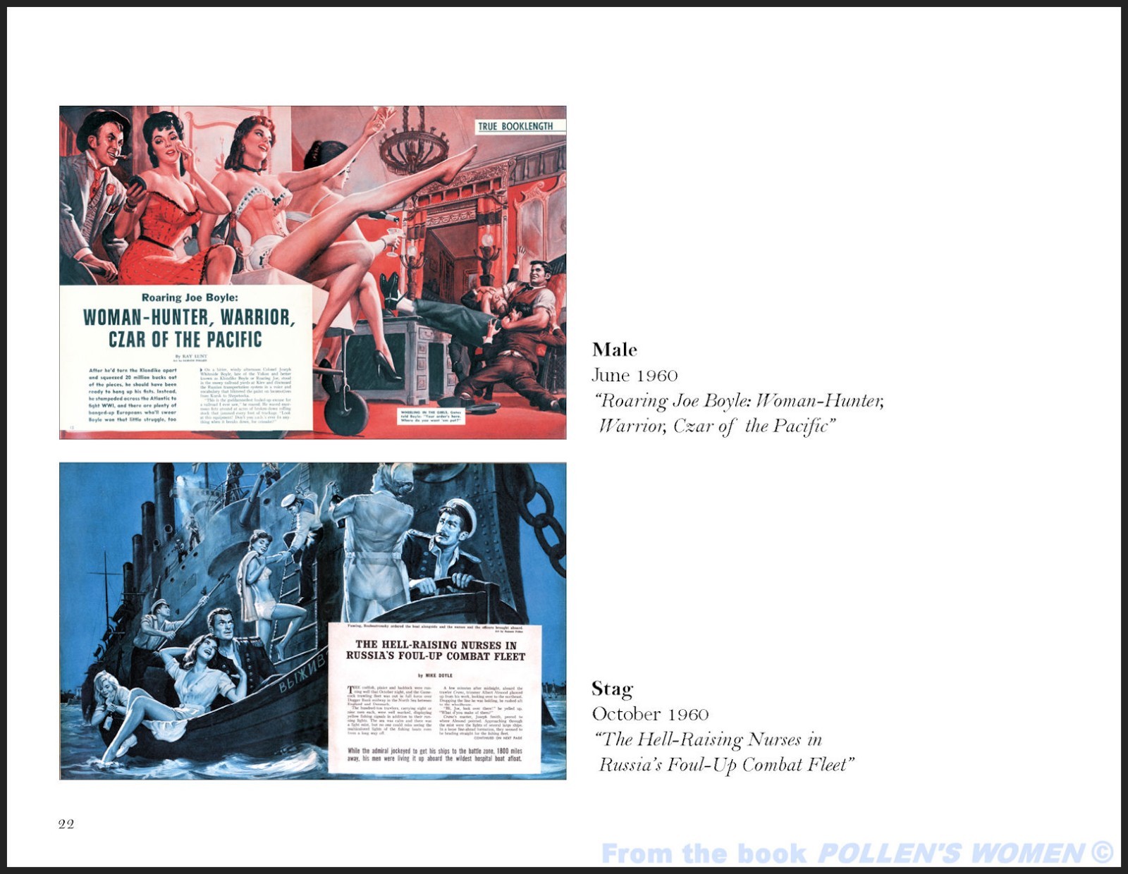 POLLEN’S WOMEN: THE ART OF SAMSON POLLEN – a full color, hardcover pulp art book