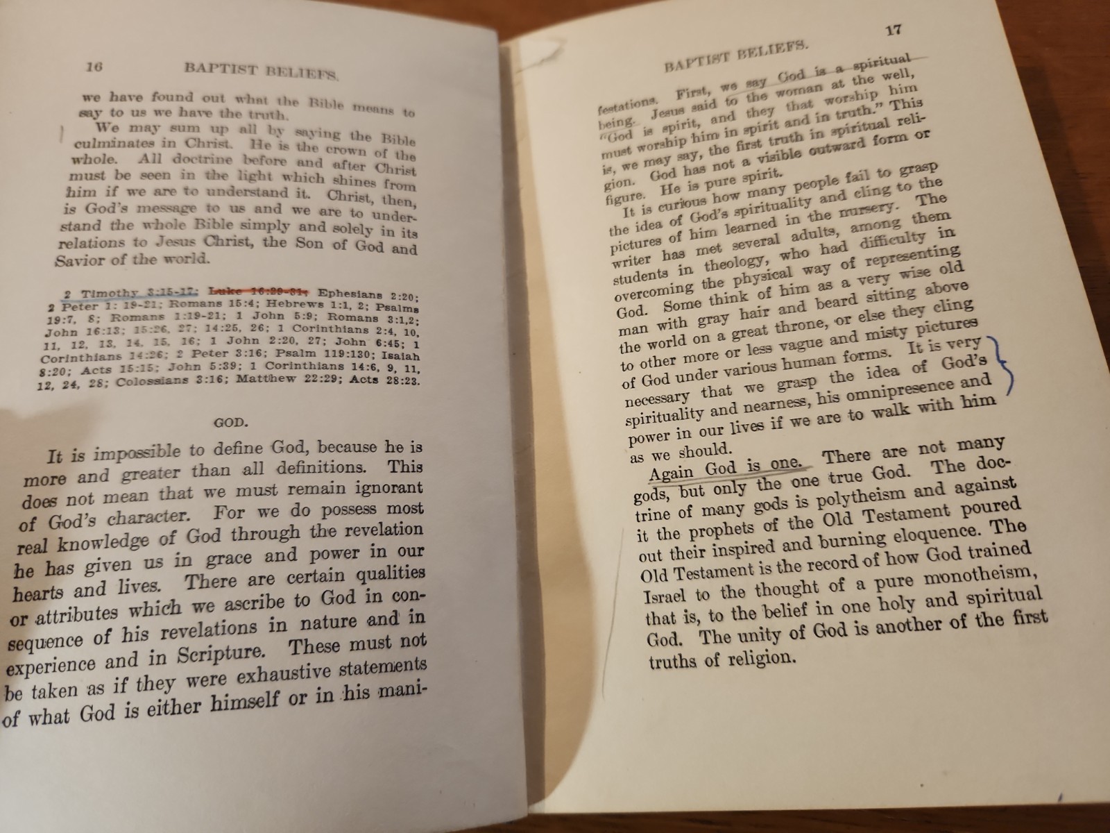 Baptist Beliefs by E. Y. Mullins Antique Hardcover 1912