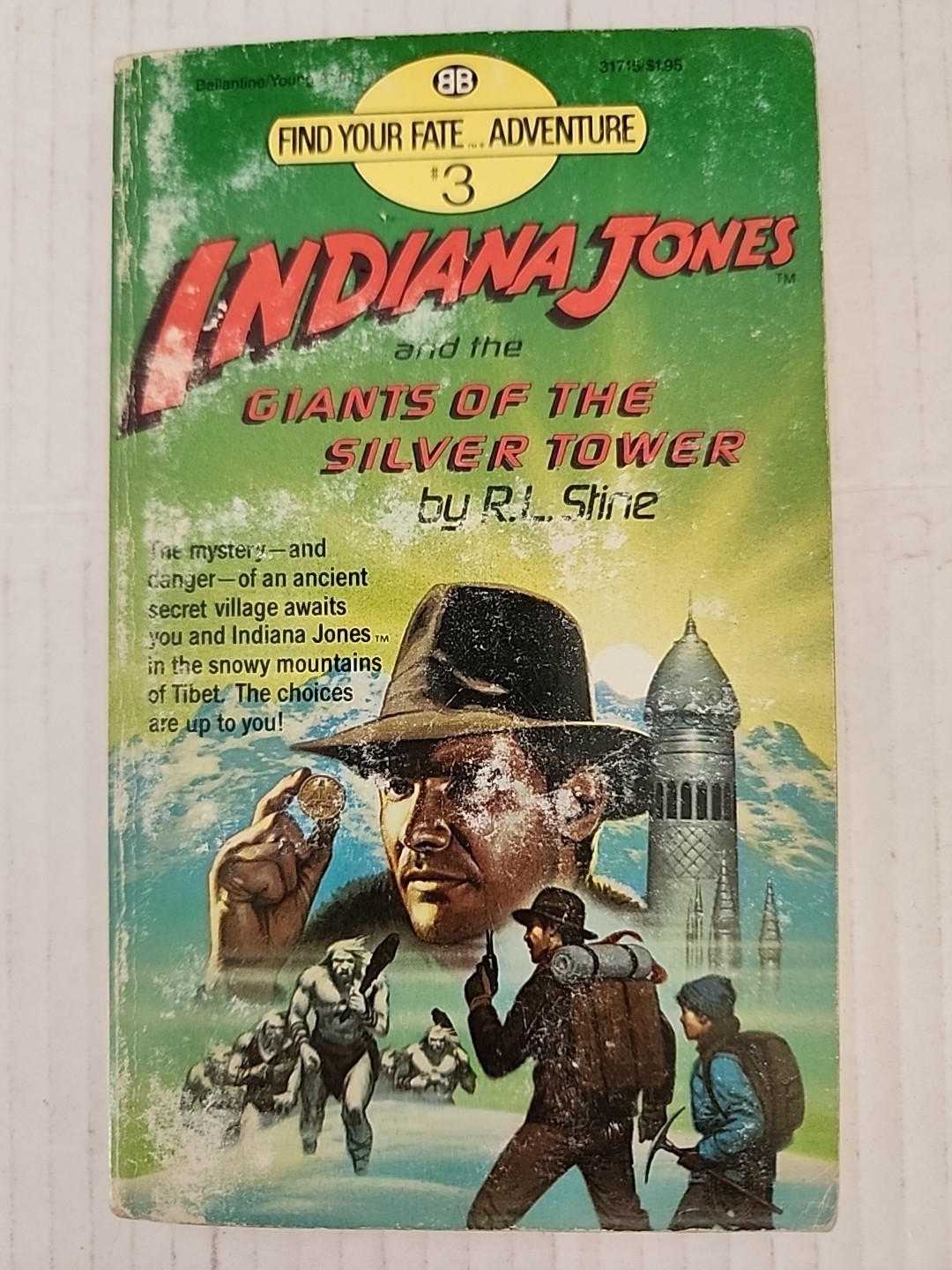 1-7 and 9 Indiana Jones Find Your Fate Adventure books