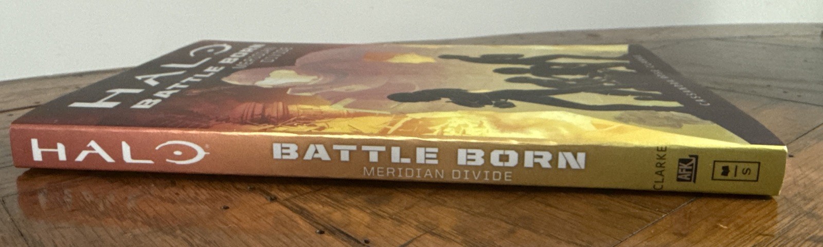 Halo Battle Born Meridian Divide, Soft Cover Book, Microsoft Halo Video Game