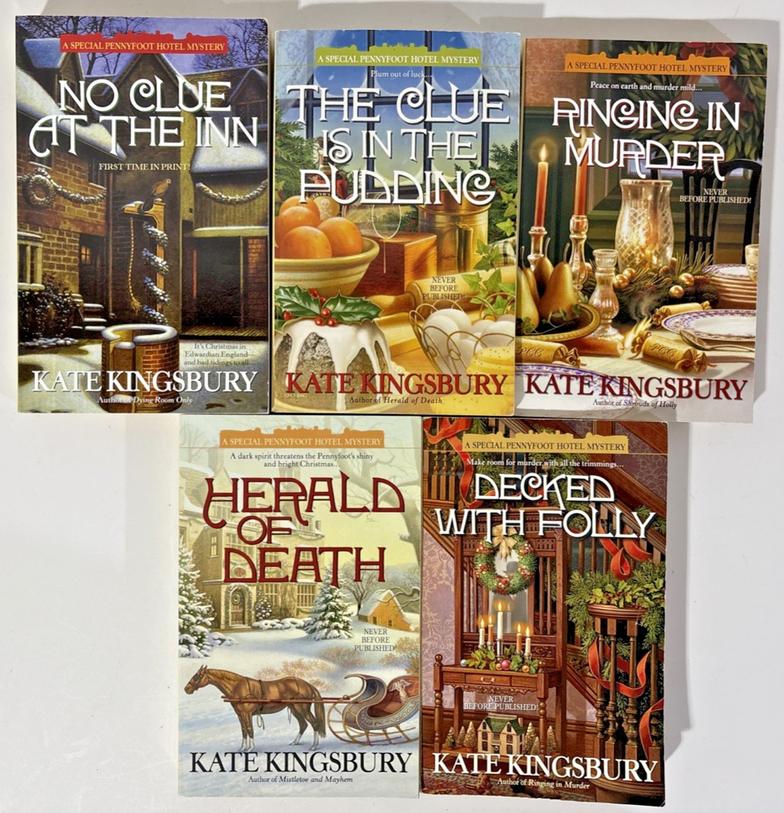 Pennyfoot Hotel Mystery Lot of 18 Paperback Books by Kate Kingsbury