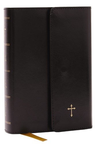 KJV Holy Bible: Compact with 43,000 Cross References, Black Leatherflex with fla