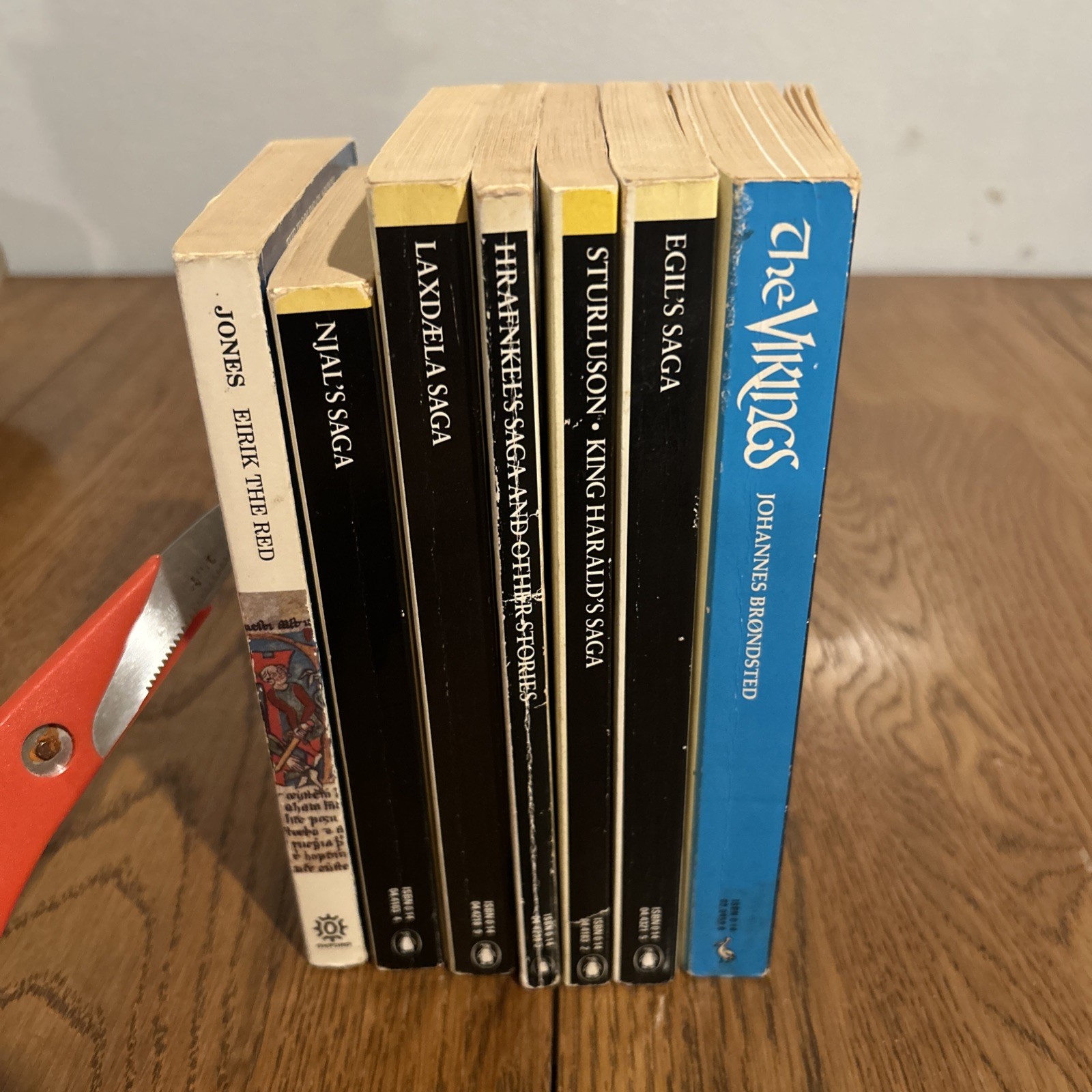Viking & Icelandic Sagas Book Lot 7 Paperbacks Penguin Classics Njal Egil Eirik