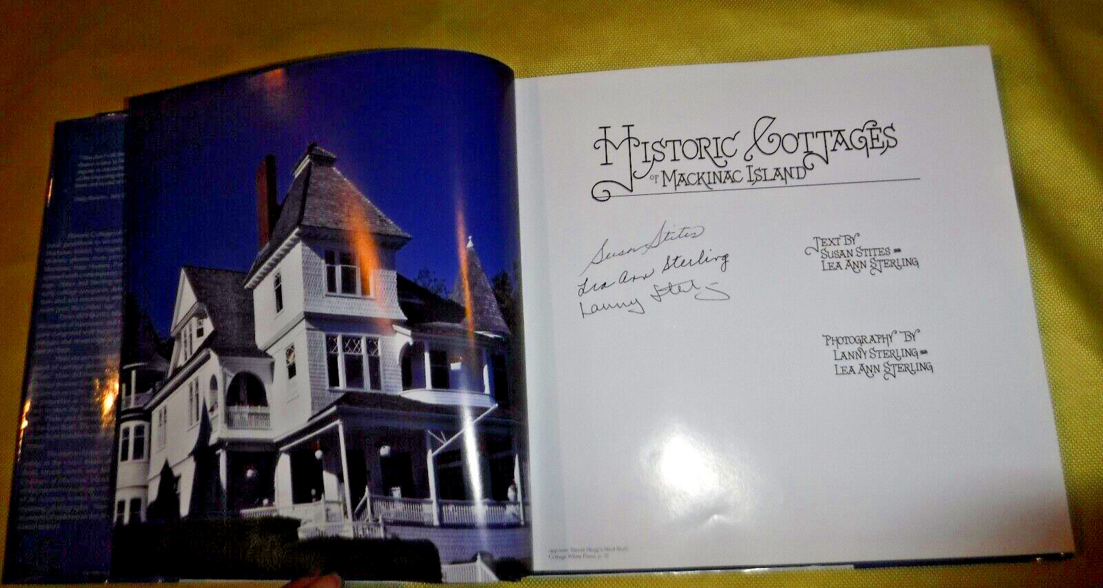 Historic Cottages of Mackinac Island by Sterling and Stites 2001 – Signed Copy