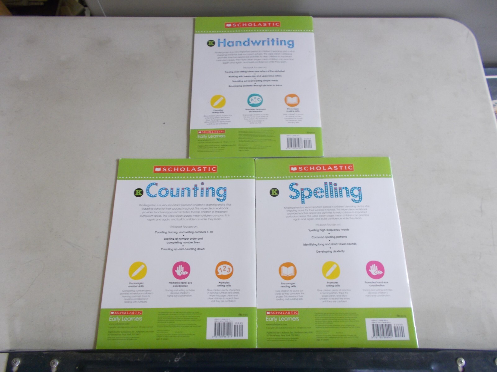 18 PRESCHOOL WORKBOOK KINDERGARTEN EARLY LEARNING SOME PAGES ARE WORKED