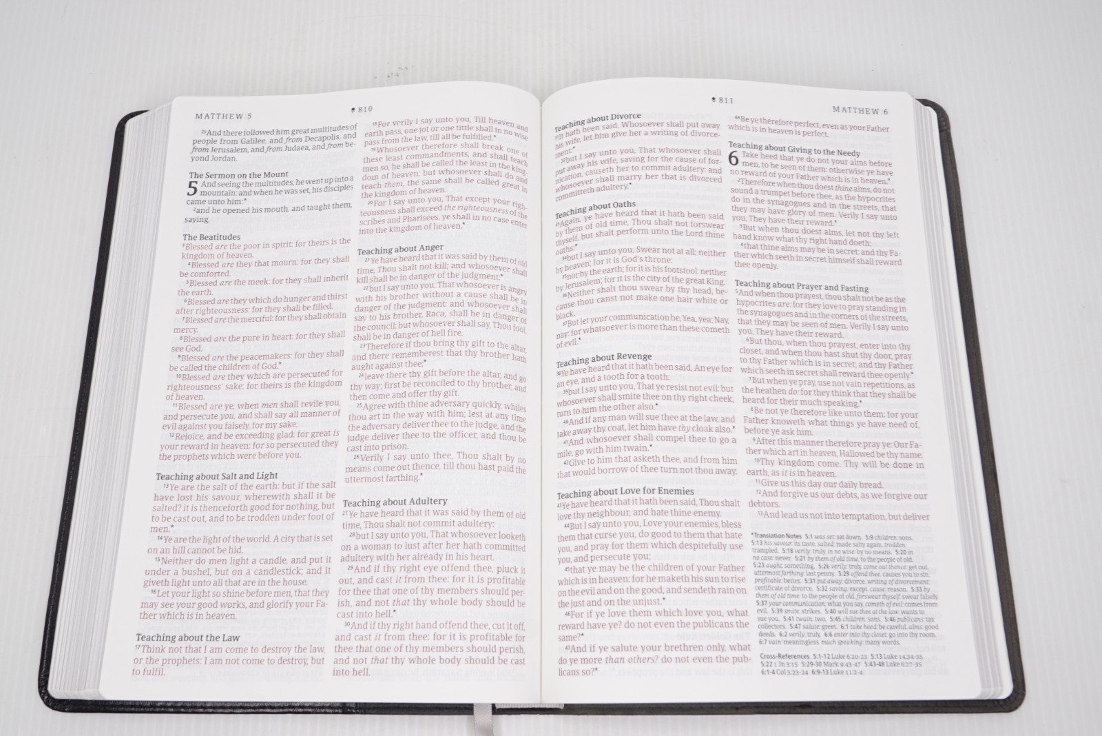 KJV Large Print Thinline Filament Enabled Reference Bible Tyndale Red Letter