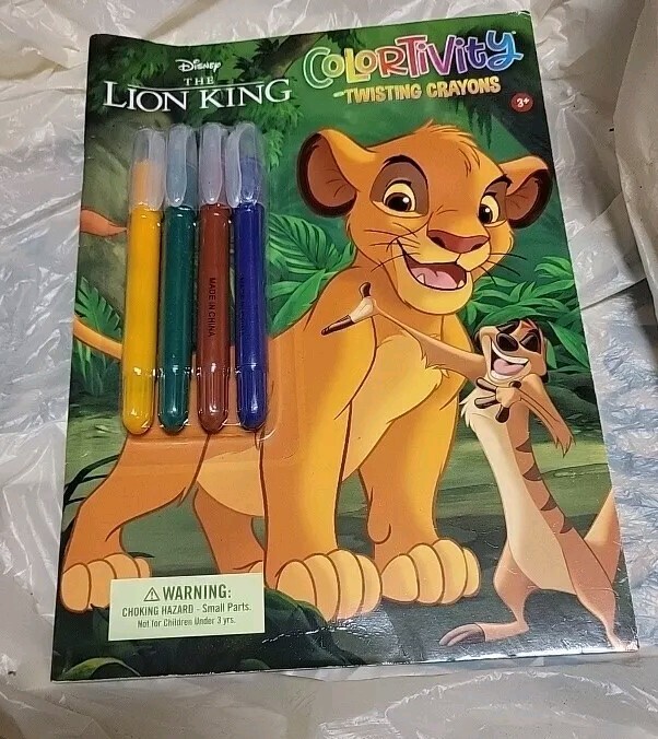Disney the Lion King : Colortivity Twisting Crayons, Paperback by Dreamtivity…