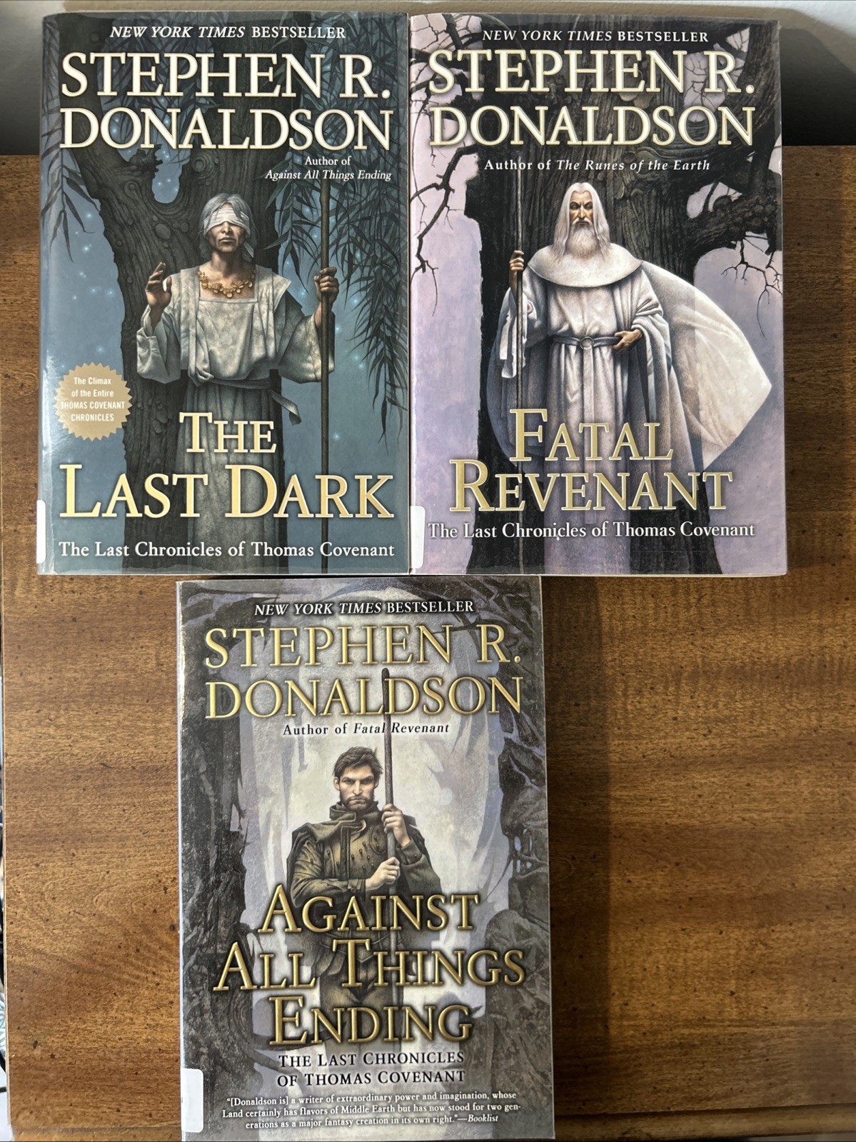 Lot of 3 Stephen Donaldson Books 2007-2013 Paperbacks Ex-Libri Very Good