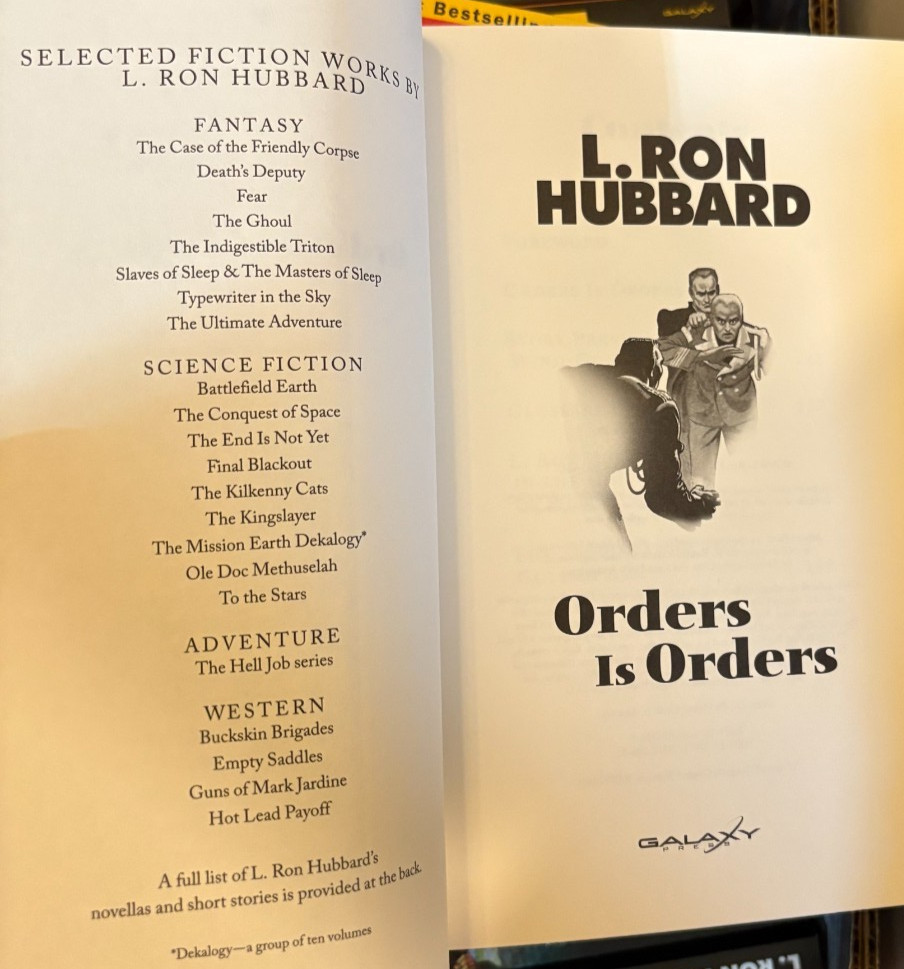 L. Ron Hubbard Pulp Fiction 2009 Reprint – Choose Your Book – Sci-Fi Mystery