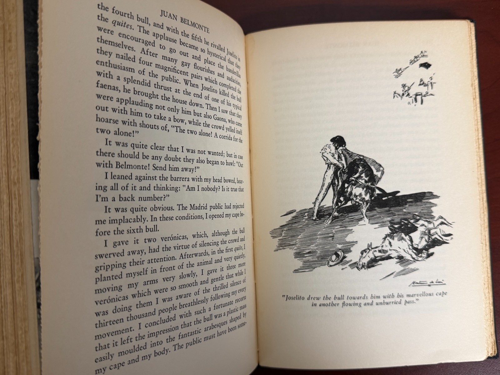 Juan Belmonte Killer of Bulls: the Autobiography of a Matador 1937 Hardcover