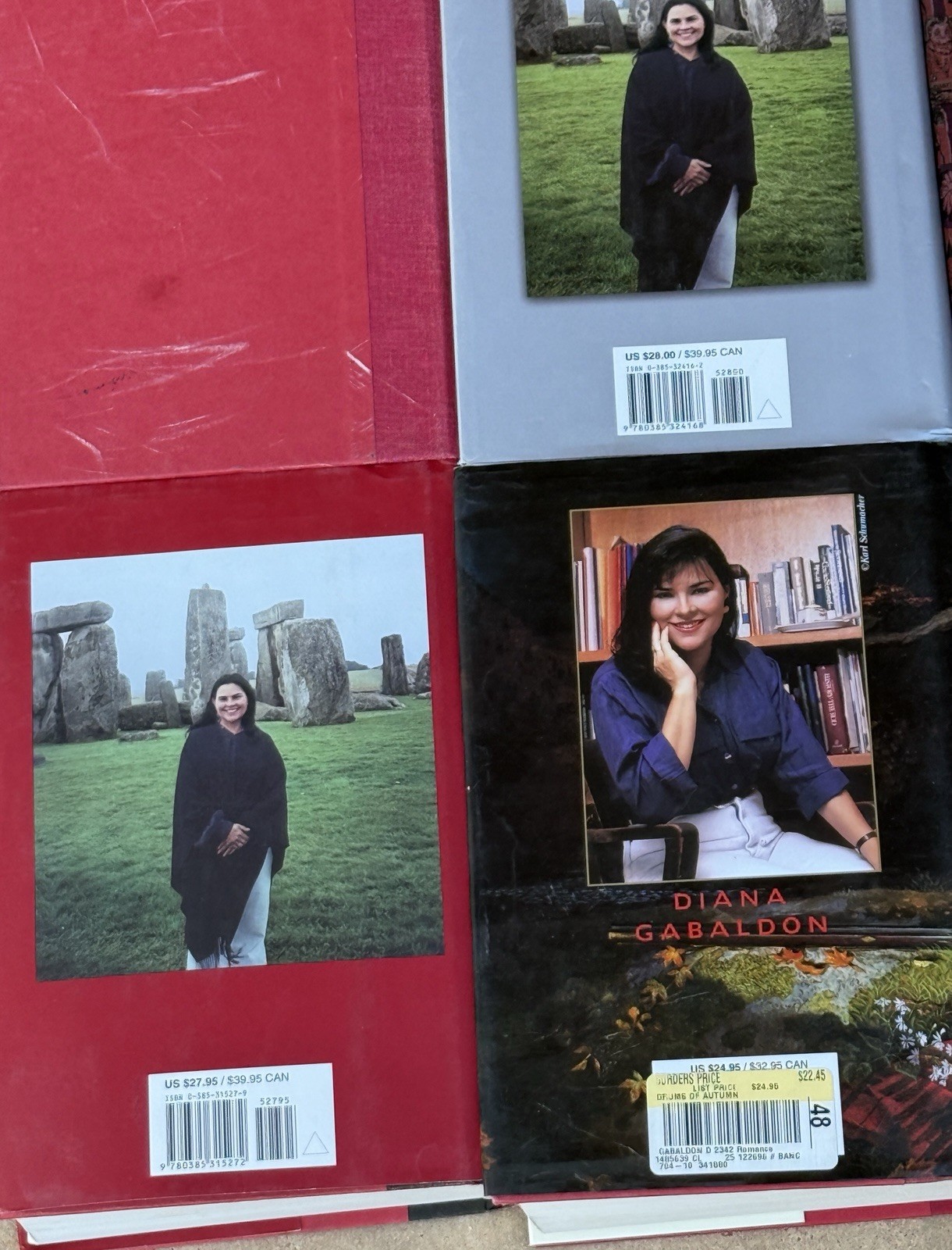 Diana Gabaldon Lot Of 6 Books 5 Hardcover & 1 Paperback – 2 Drums Of Autumn