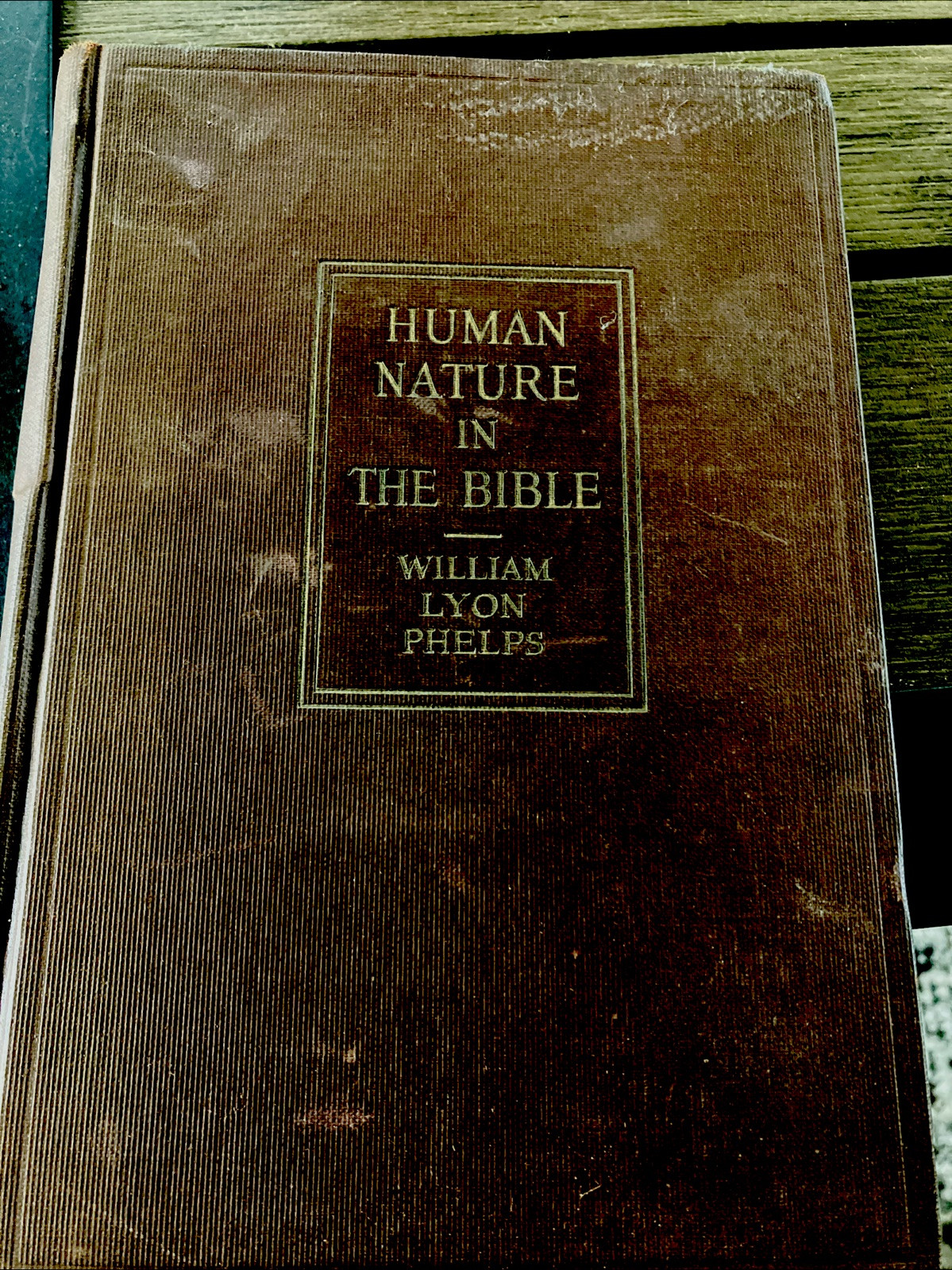 Human Nature In The Bible By William Lyon Phelps 1922 Rare First Edition Book