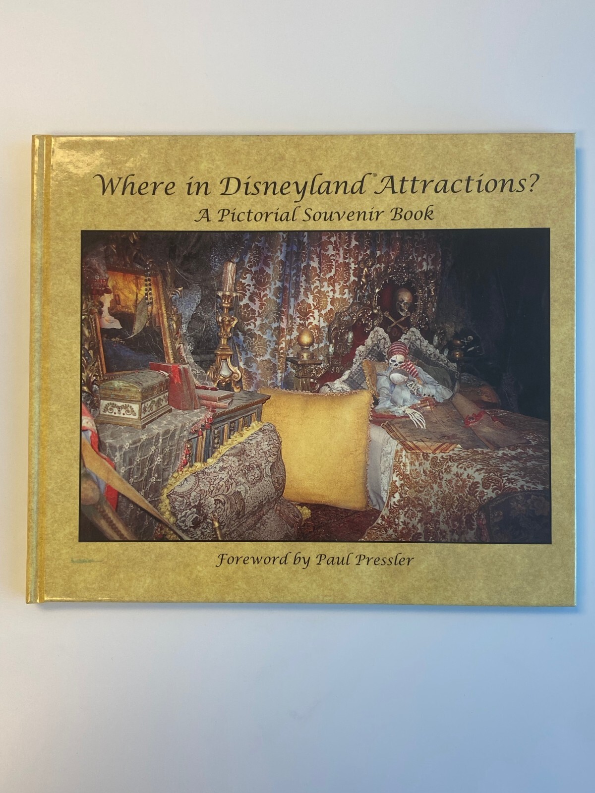Where in Disneyland Attractions Book Hardcover 60 Pages 1997 NOS HTF