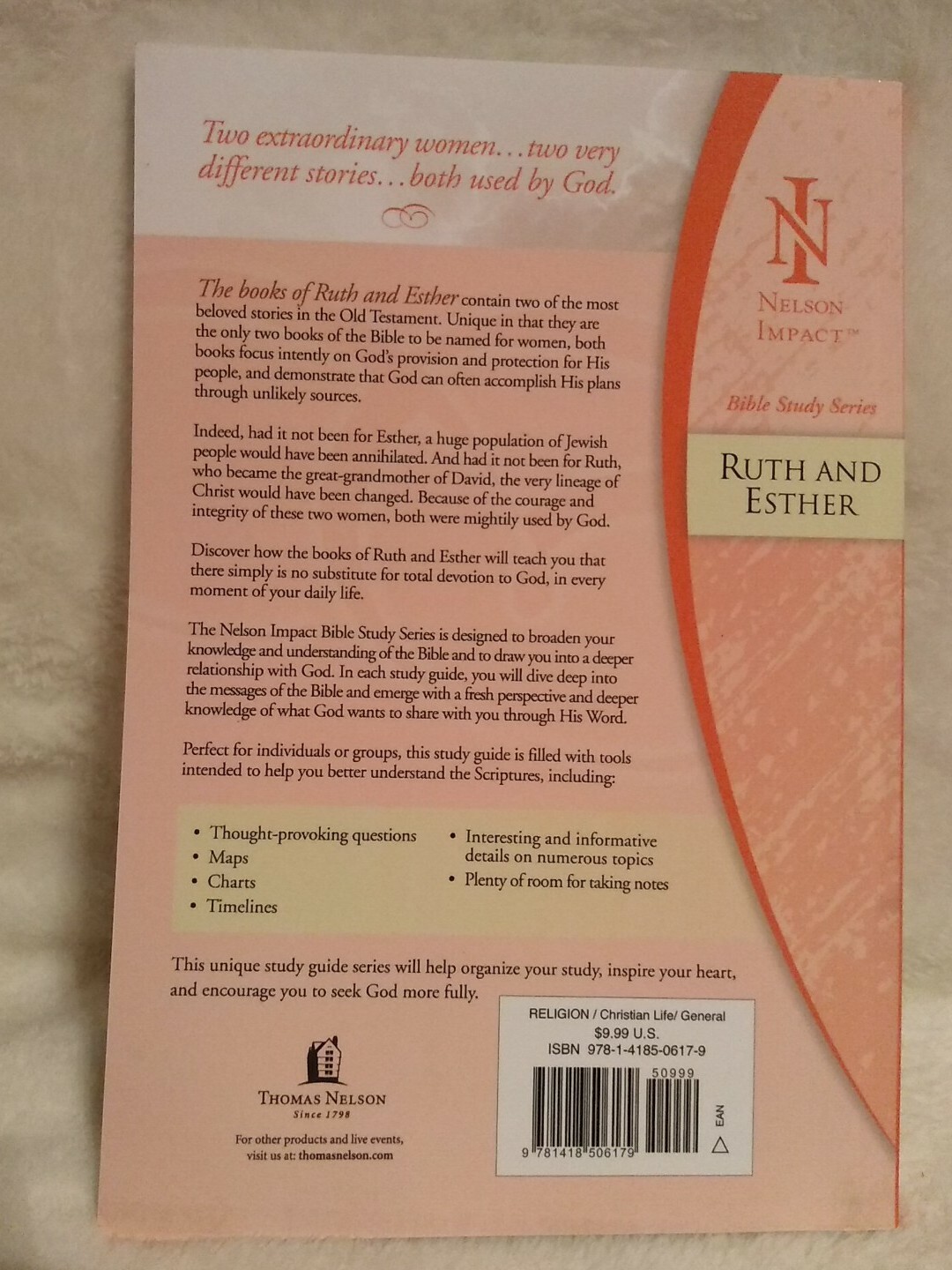 Ruth and Esther : For Such a Time as This Bible Study Series Nelson Impact New