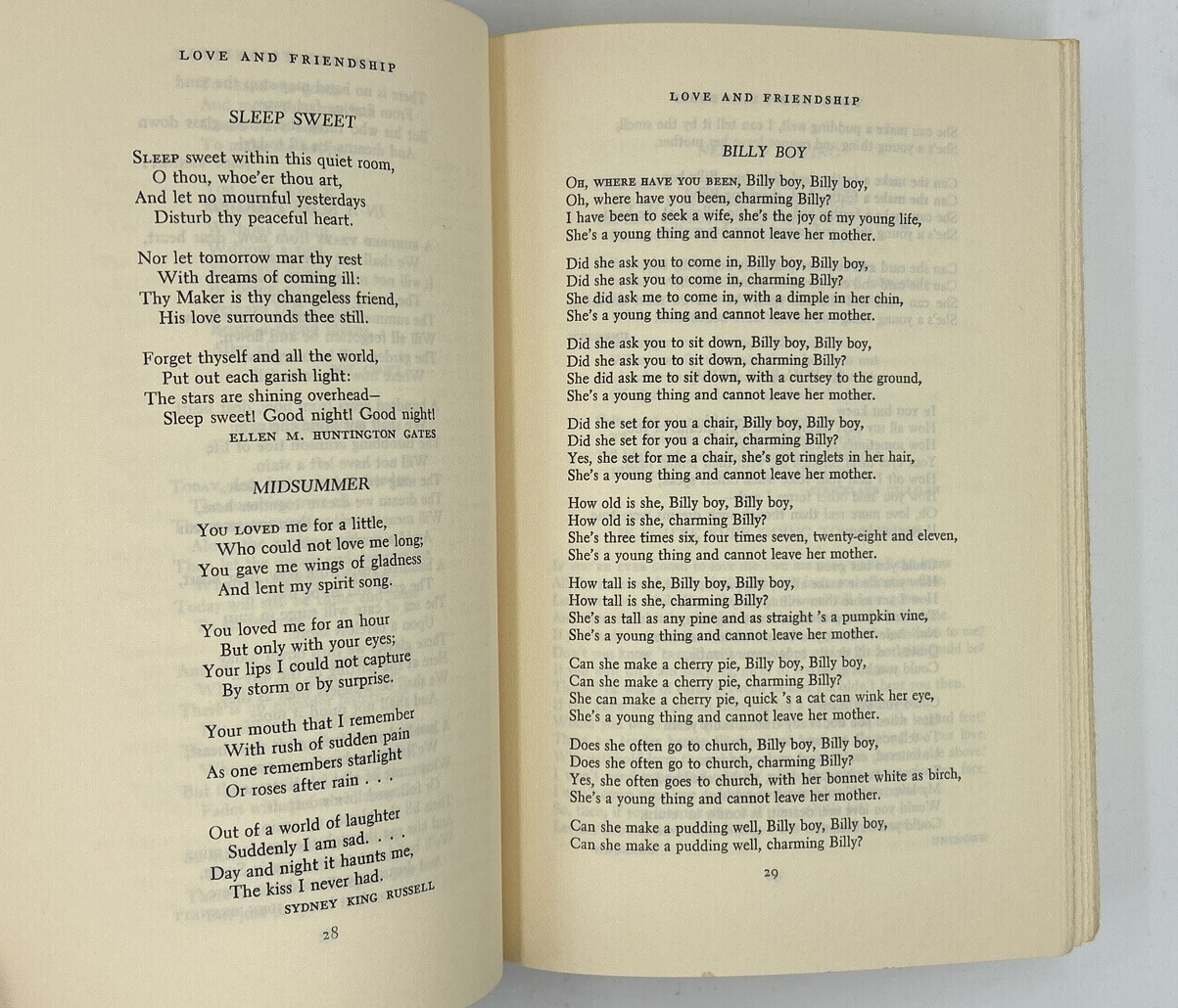 Best Loved Poems of the American People by Hazel Felleman (1936, Hardcover)