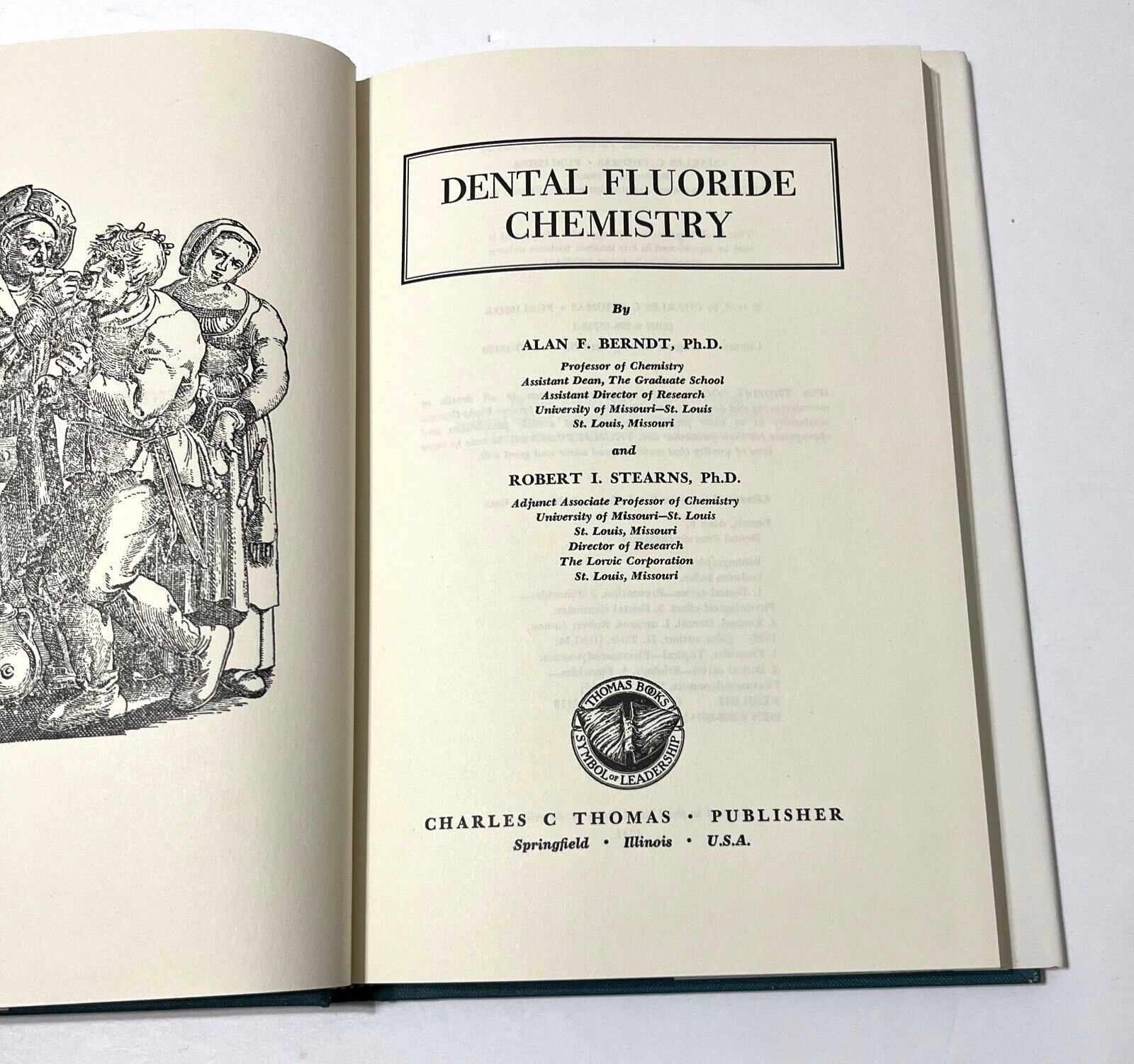 DENTAL FLUORIDE CHEMISTRY Alan F Berndt Robert I Stearns Hardcover 1978