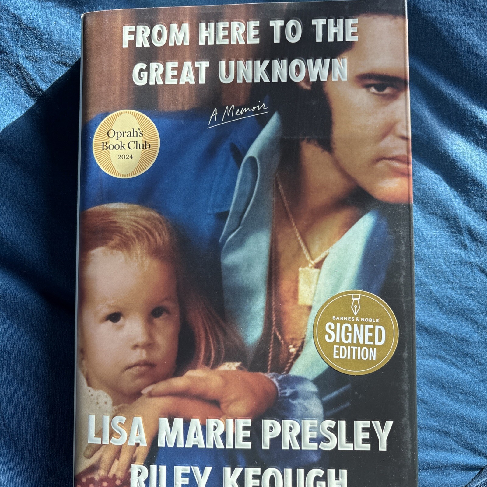 From Here to the Great Unknown Memoir Lisa Marie Presley Signed By Riley Keough