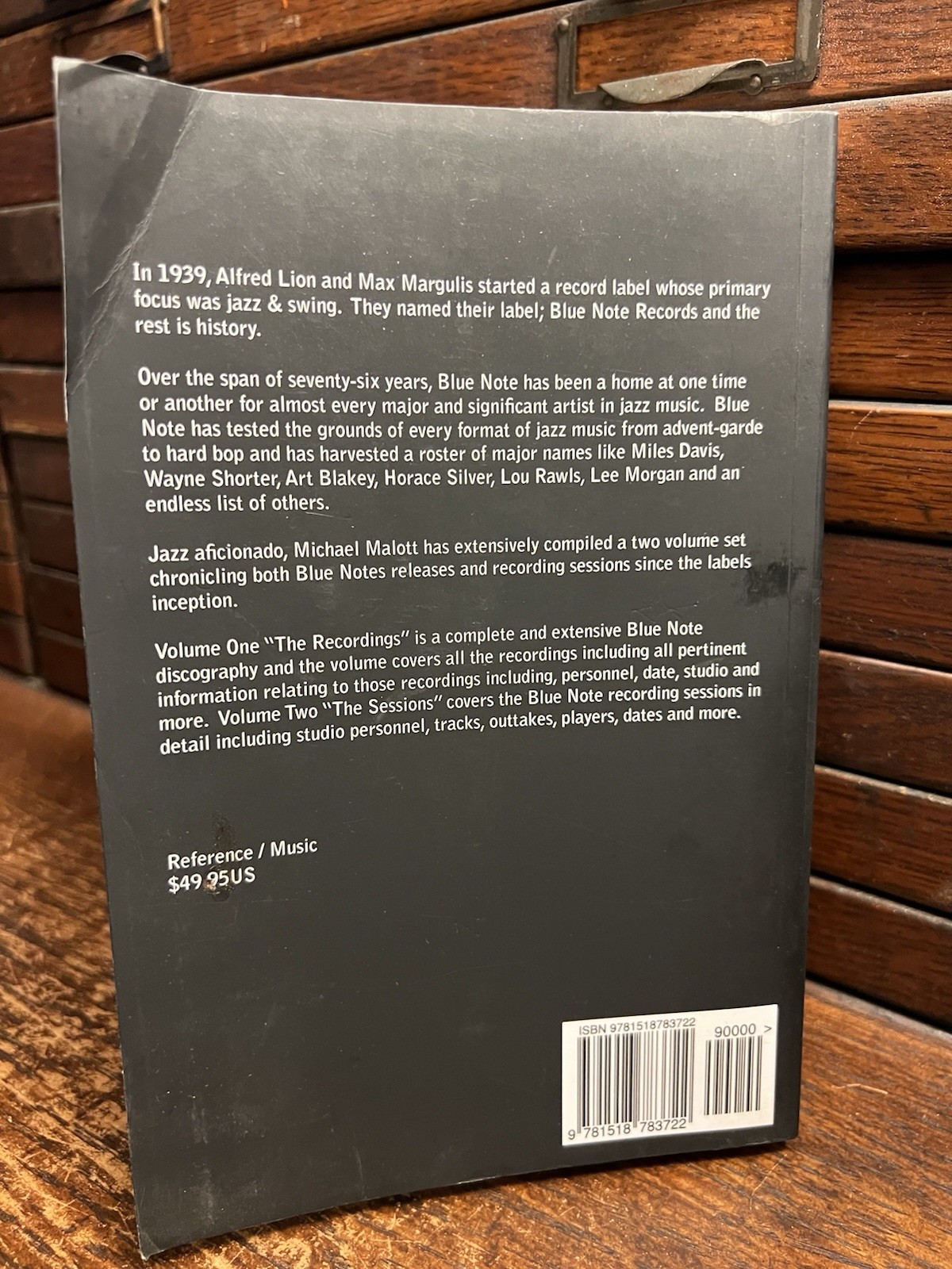 Blue Note Records, Volume 1: Recordings by Michael Malott – Trade Paperback Book