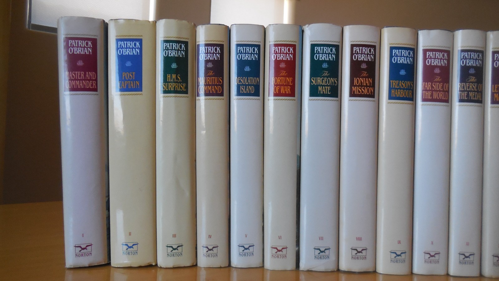 Patrick O’Brian Aubrey Maturin 21 Vol COMPLETE Set HC/DJ Norton
