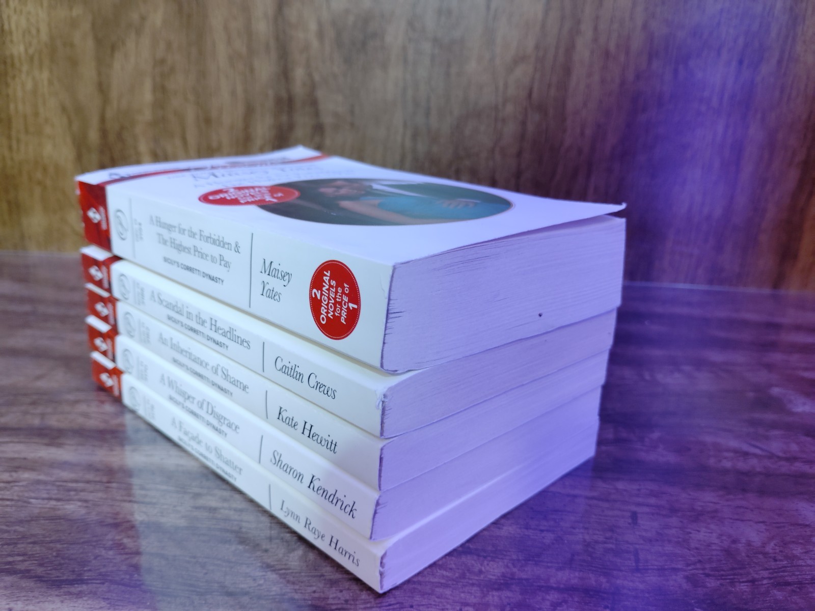 Lot 5 Harlequin Presents Sicily’s Corretti Dynasty Series PB Mixed Authors