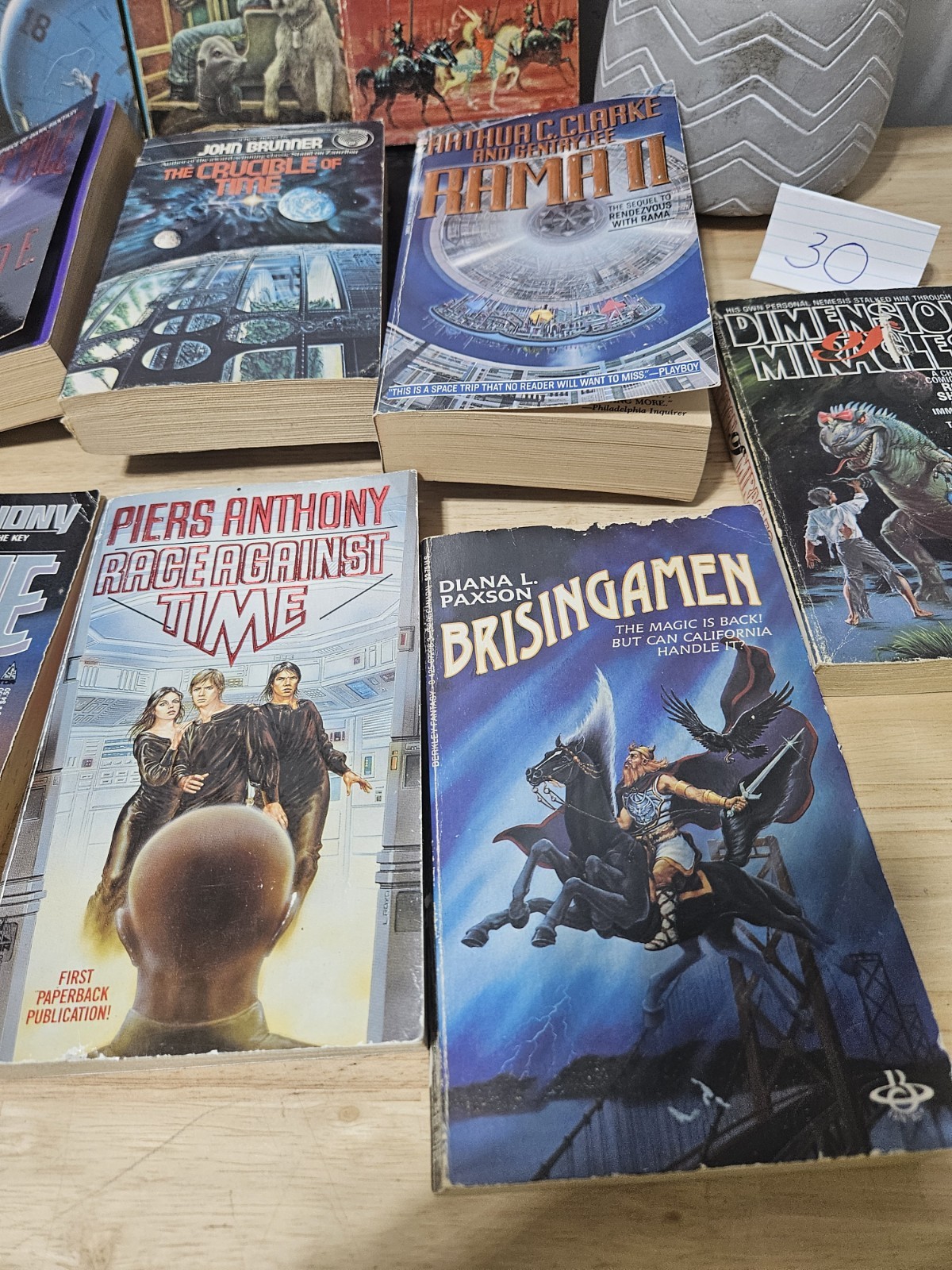 Lot Of 10 Sci Fi Paperback Books TITLES SEEN