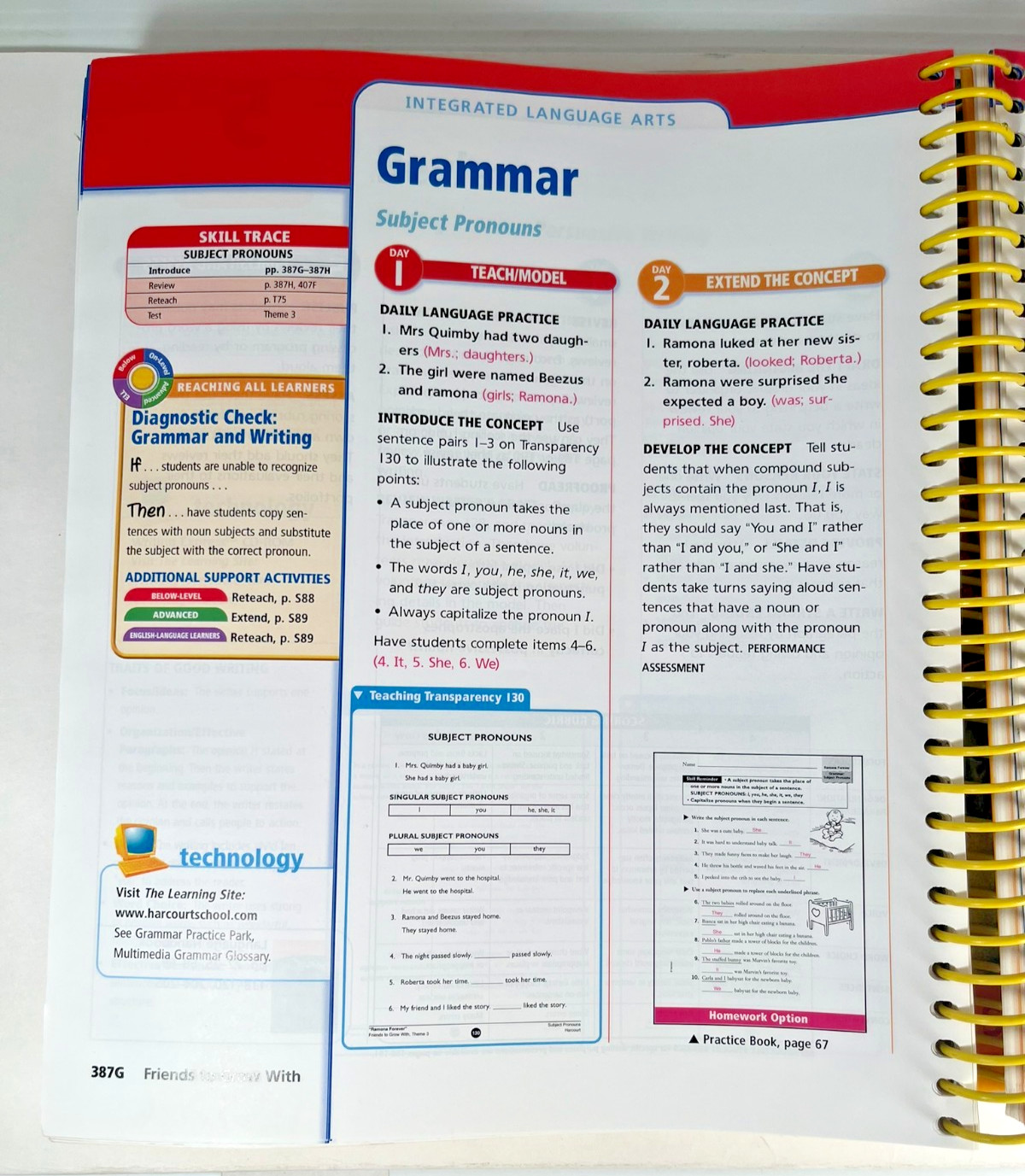 Harcourt Trophies: Grade 3 On Your Mark / Changing Patterns Teacher Edition 2005