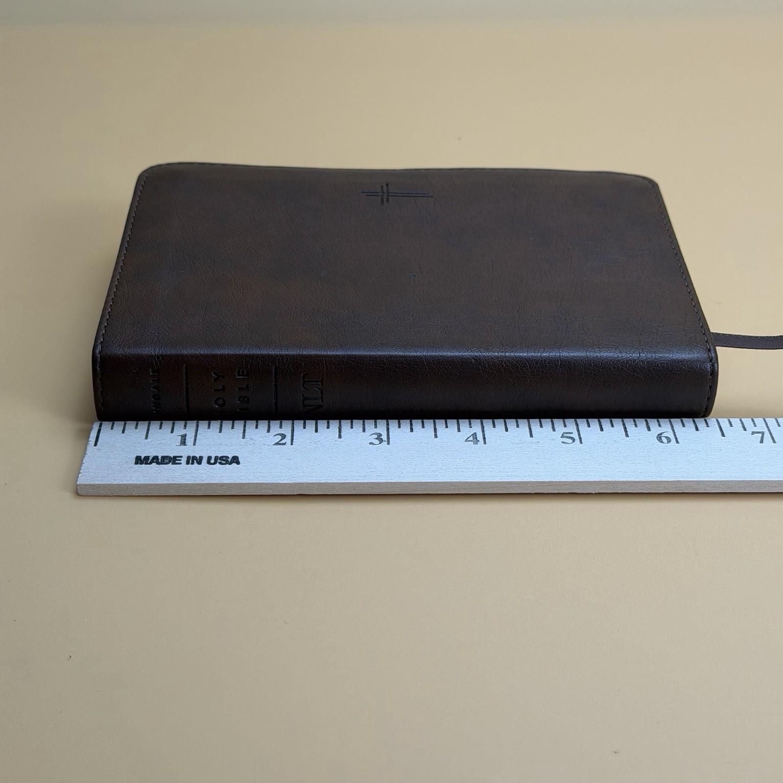 Holy Bible Compact Edition New Living Translation 2007 Tyndale House Leather Bro
