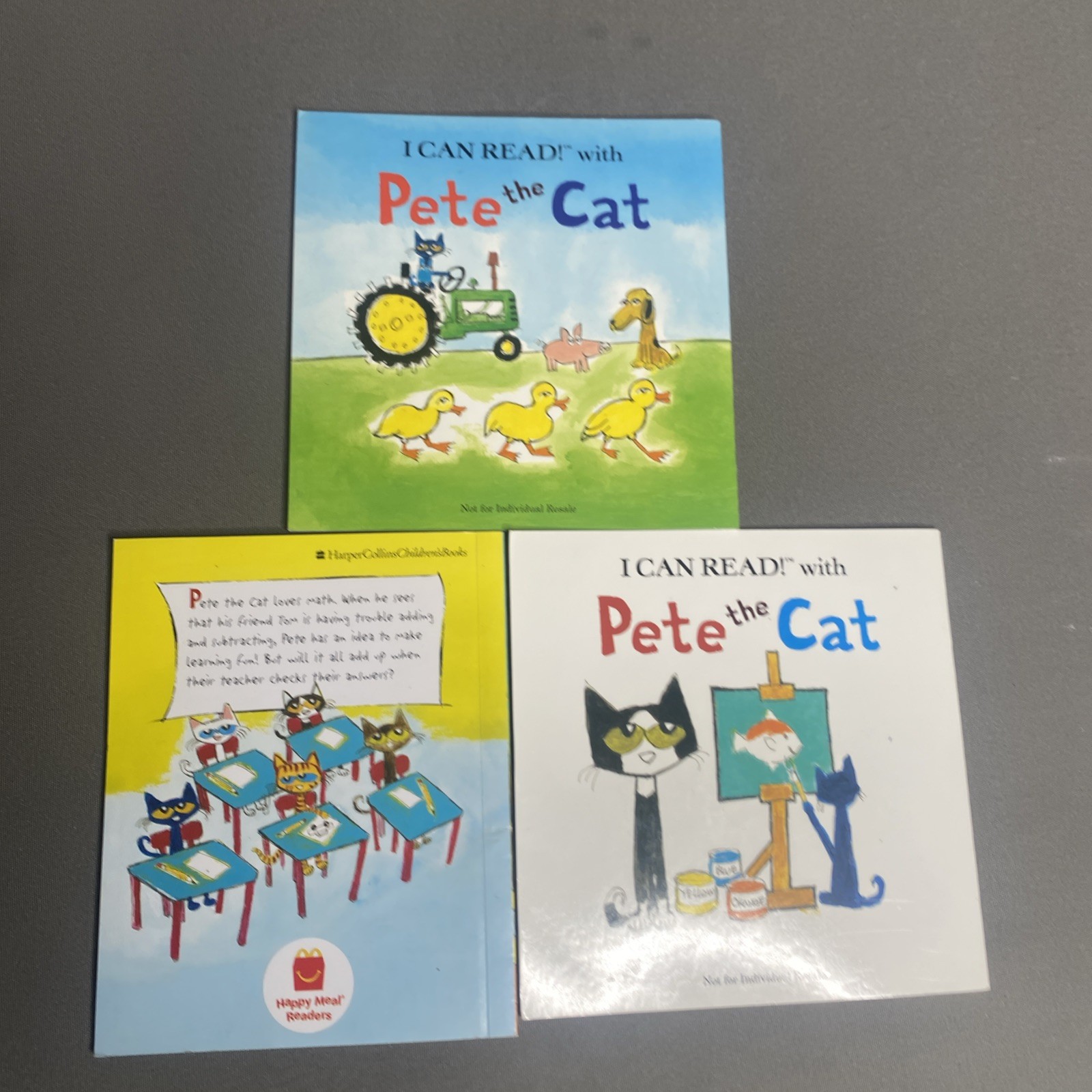 Pete the Cat I Can Read Phonics Kids Decodable Books Lot 13 & one Dr. Seuss