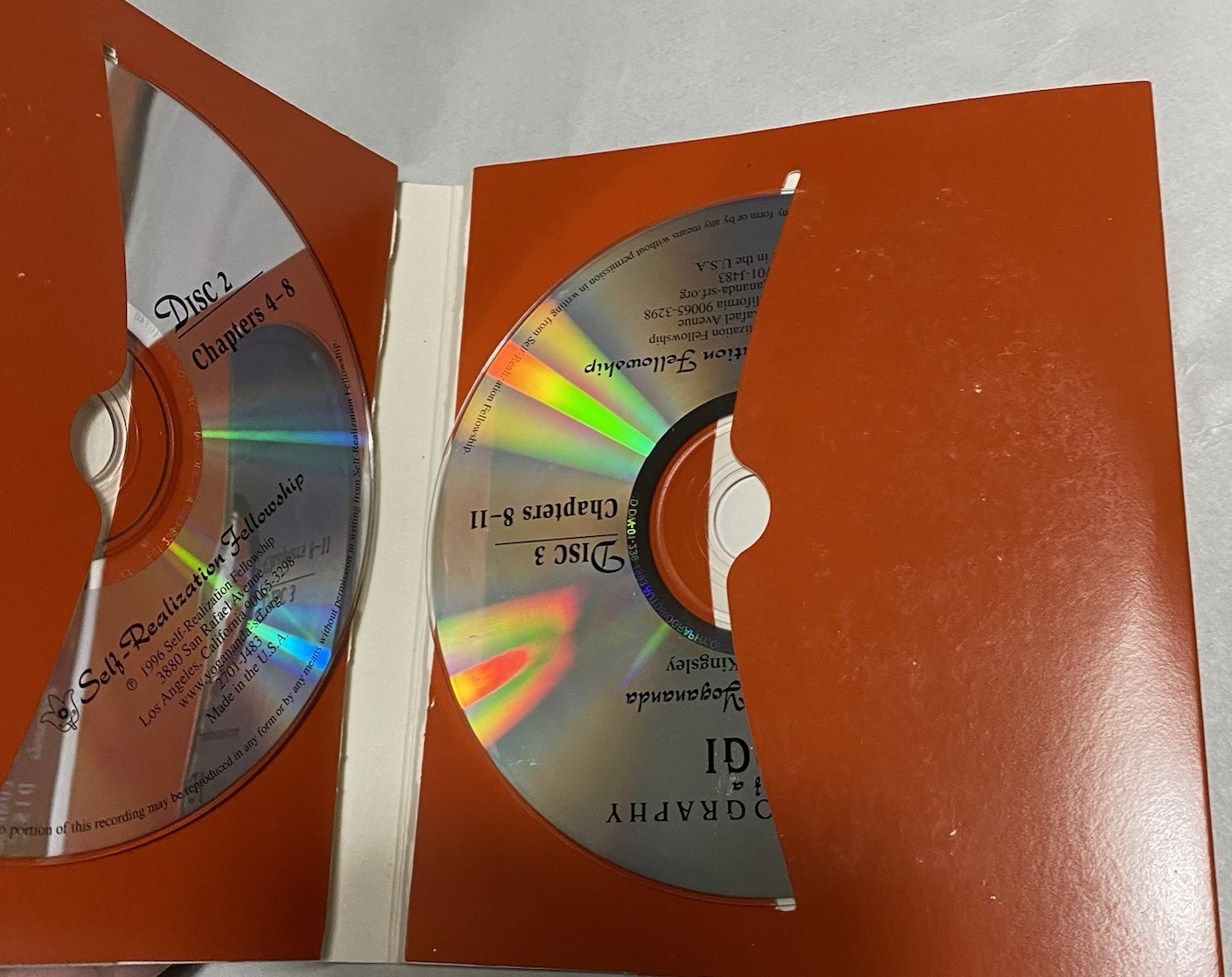 Autobiography of a Yogi, Paramahansa Yogananda Read by Ben Kingsley, 15 CDs, VG
