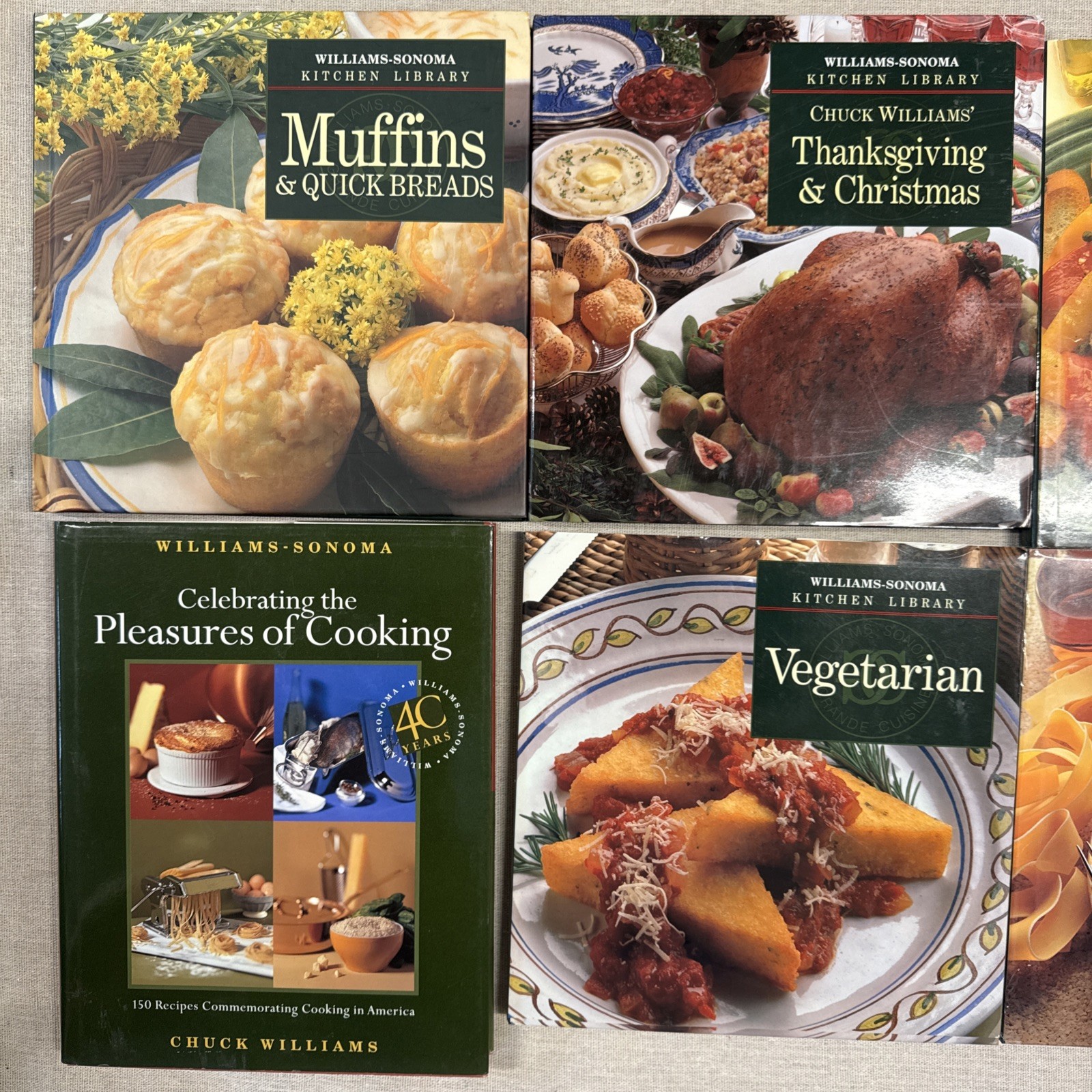 Williams-Sonoma Cookbook Set — Lot of 20 Variety, New & Like New HCDJ