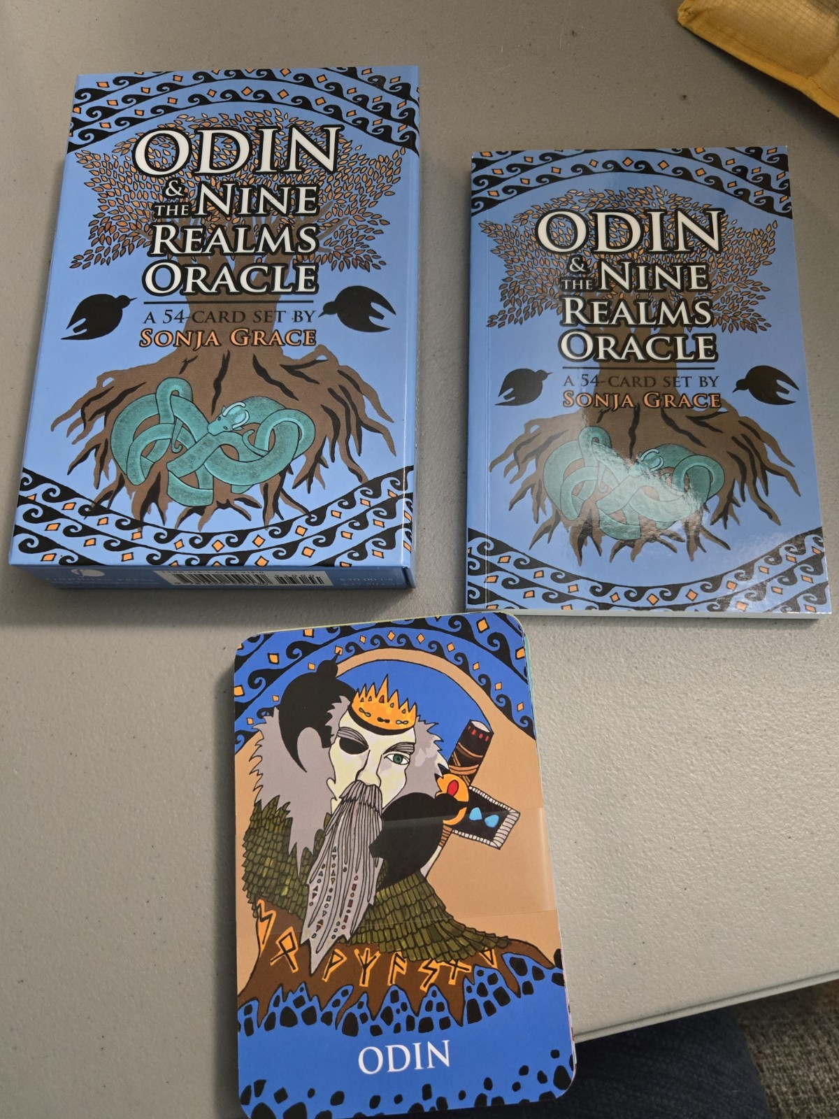 Odin and the Nine Realms Oracle by Sonja Grace (2019, Cards,Flash Cards)