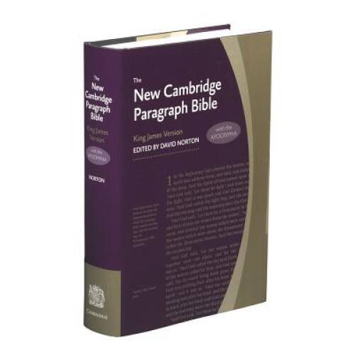 New Cambridge Paragraph Bible with Apocrypha KJ590:TA: Personal size – GOOD