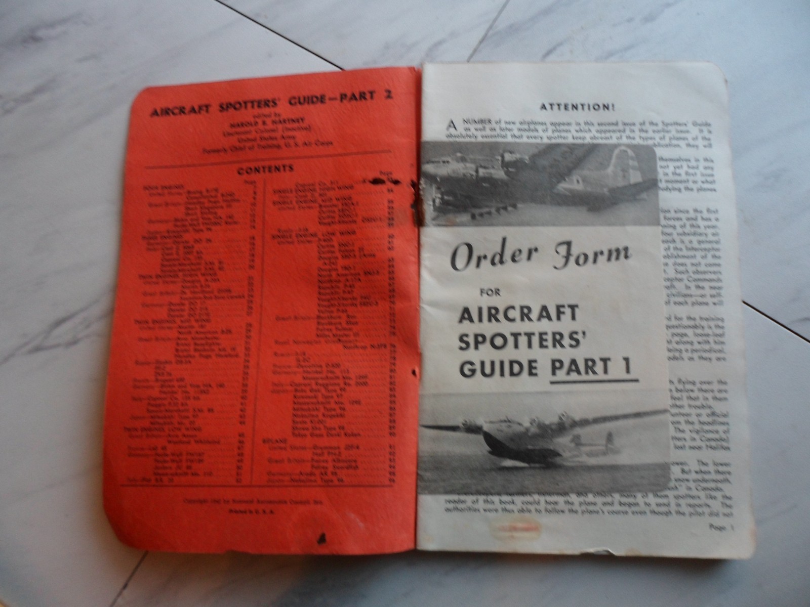 Aircraft Spotters Guide by Lt. Col Harold E. Hartney part 2