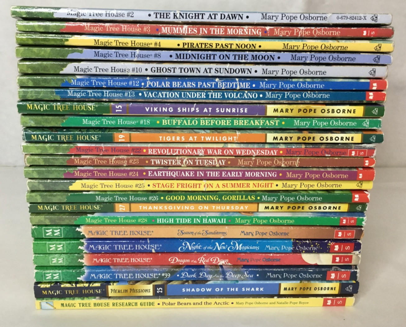 Lot of 23 Magic Tree House Series Books by Mary Pope Osborne Paperback