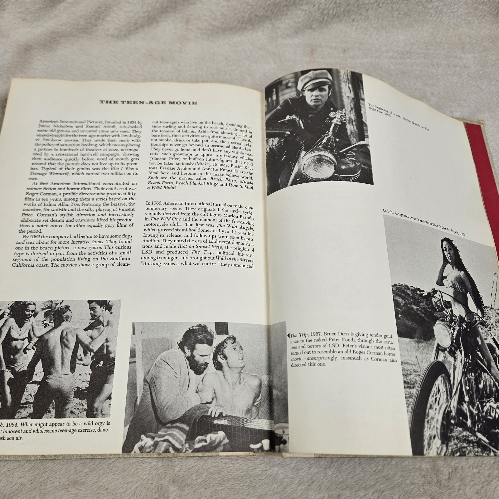 The Movies Revised Edition B&W Illustrated Movie History 1970 Third Printing